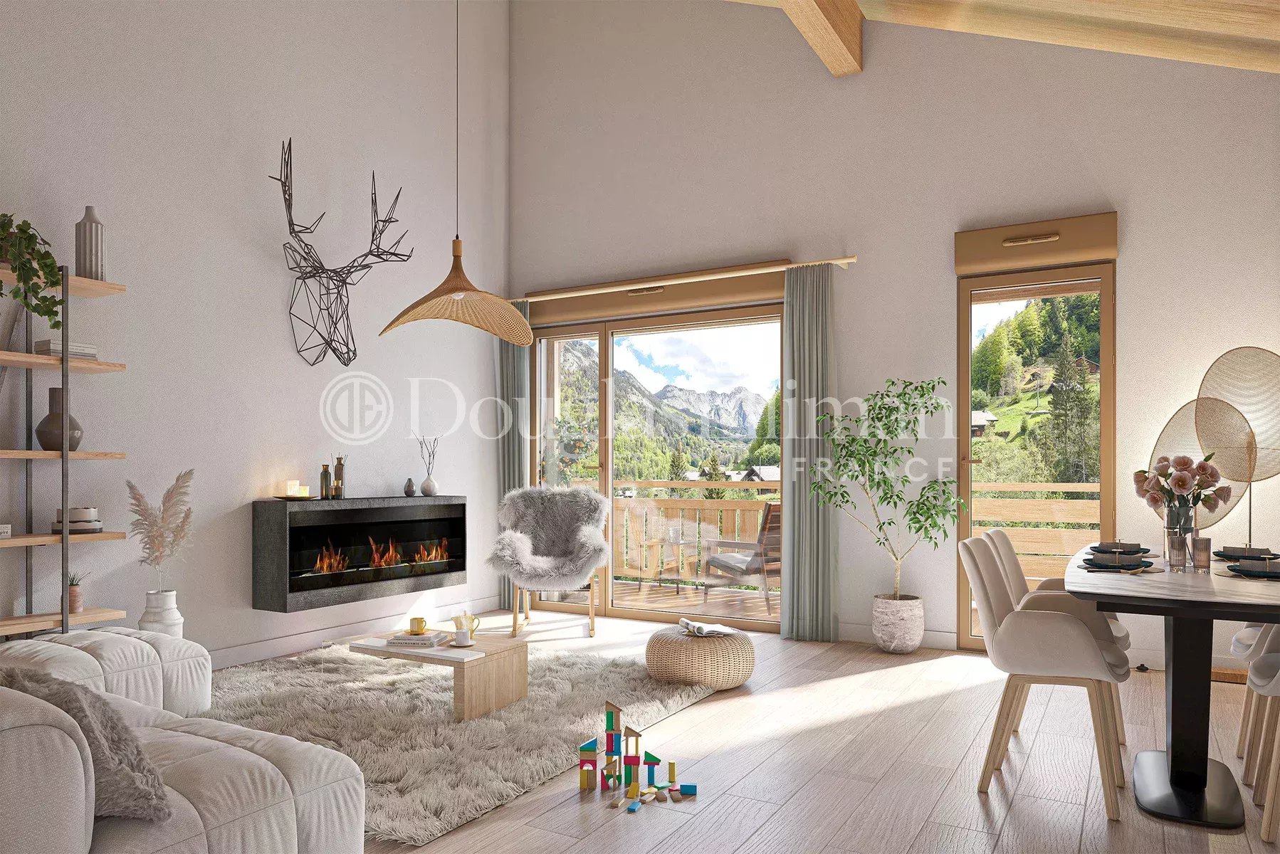 ABONDANCE - Appartement d'1 chambre skis aux pieds à Abondance