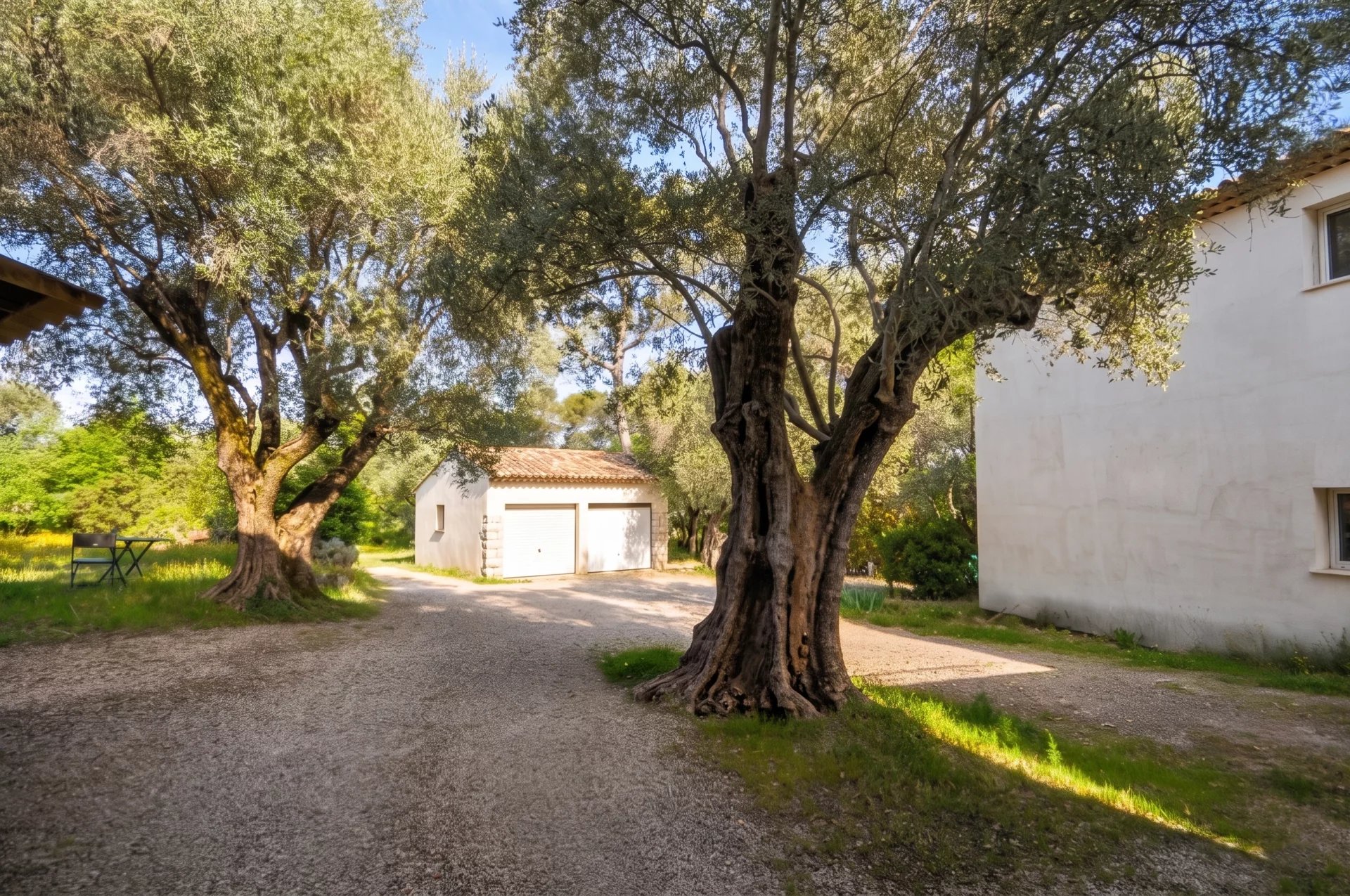 MOUGINS-PROPERTY 2 VILLAS ON A FENCED AND WOODED  PLOT OF 6700 M²