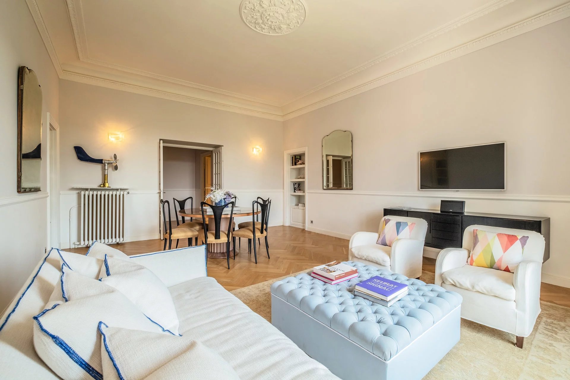 Appartement élégant dans la résidence historique Bristol, Beaulieu-sur-Mer