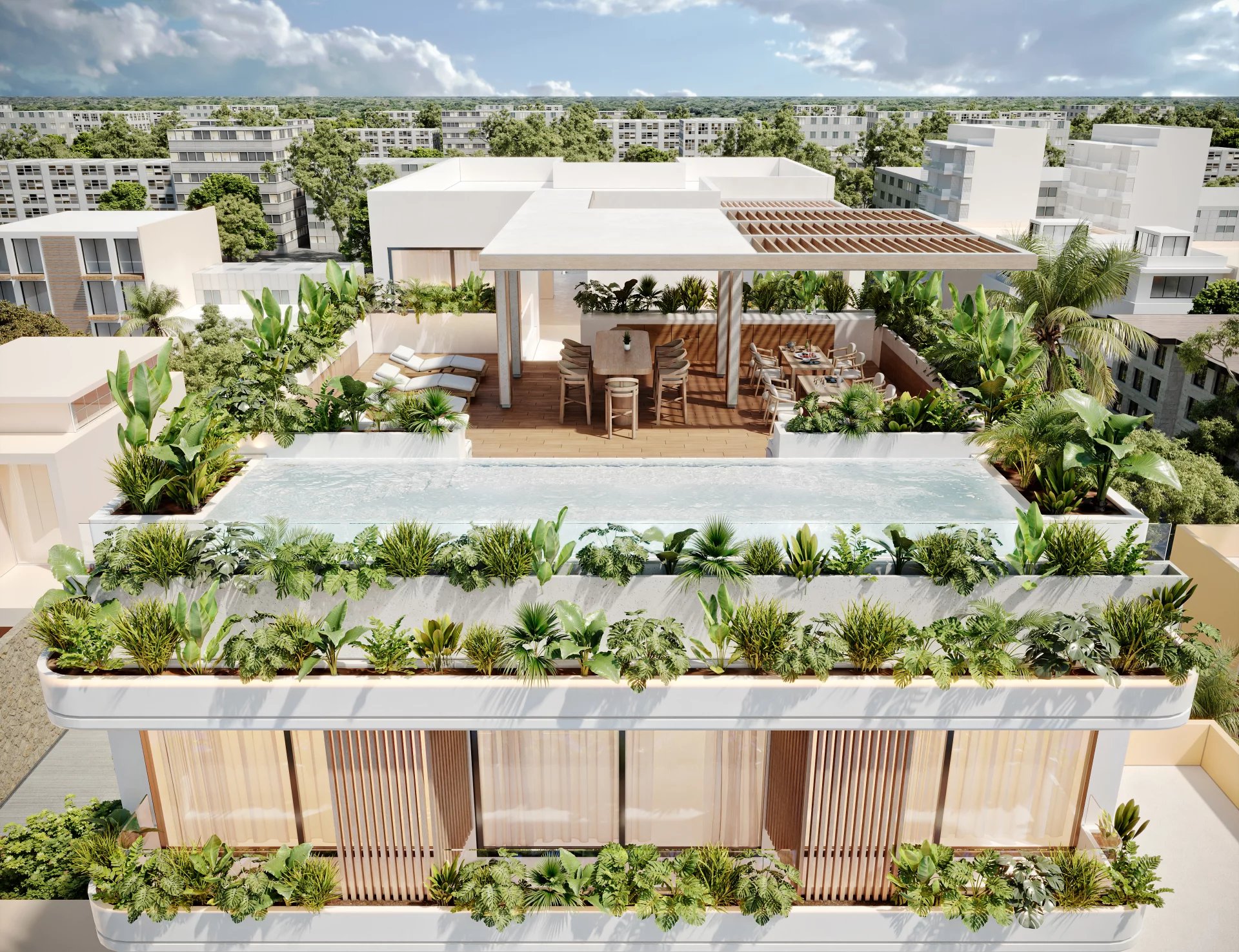 Venta excepcional departamento | 200m de la playa & roof top con vista al mar | Playa del Carmen Centro