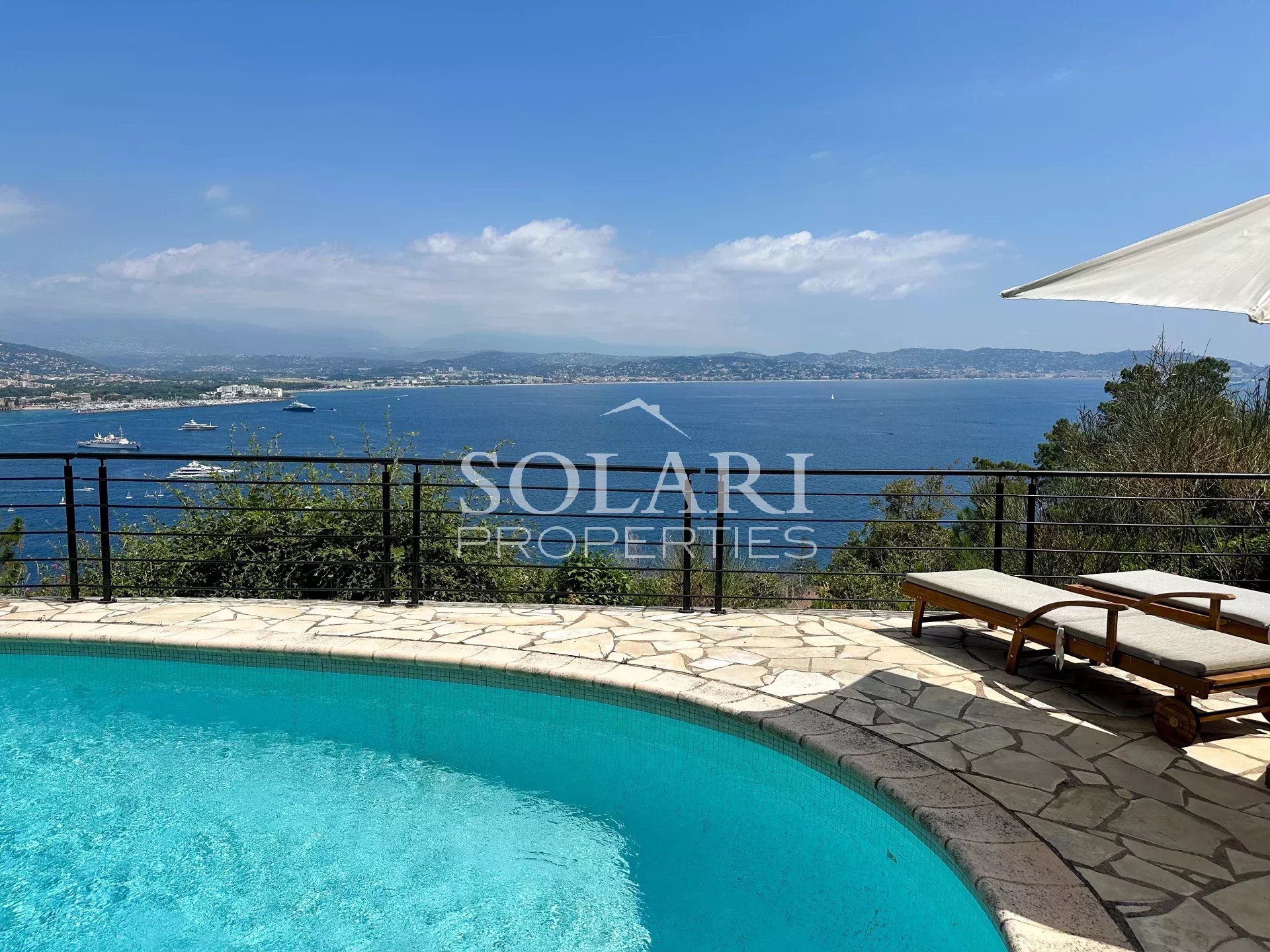 Villa with swimming pool and panoramic sea view - Theoule Baie de Cannes