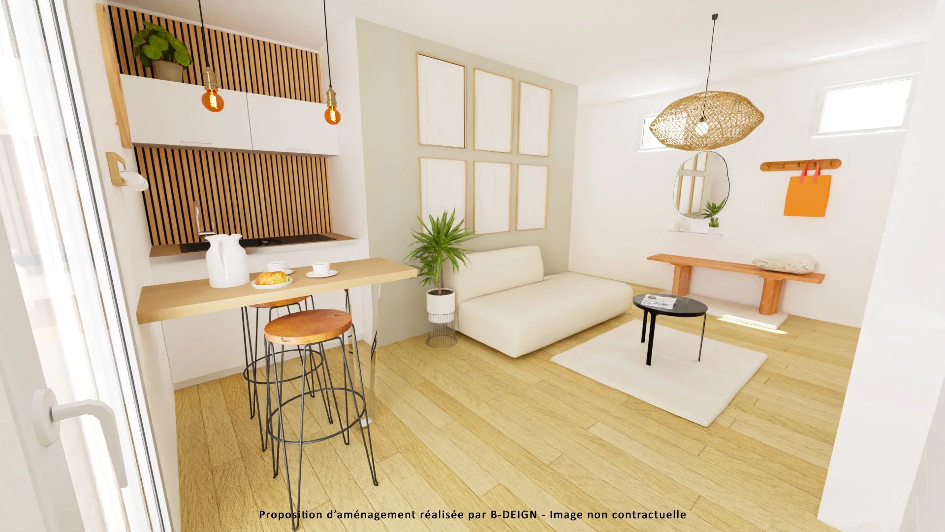 Appartement T1 BIS - 30m² - 31200 TOULOUSE SEPT DENIERS