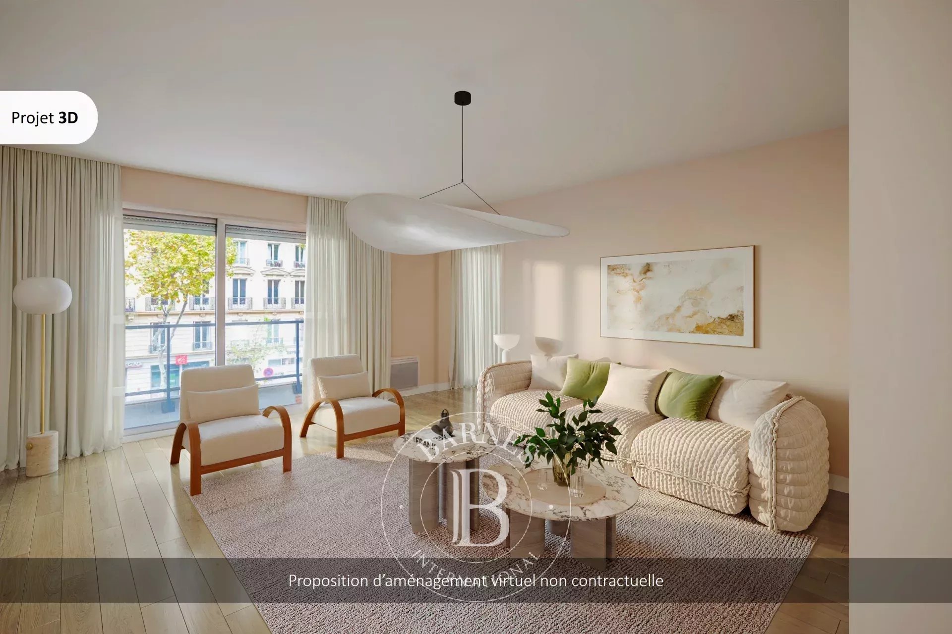 Neuilly-Mairie - 1 or 2-bed apartment - Wide balconies - Walking distance of the shops and public transport services - Unobstructed views