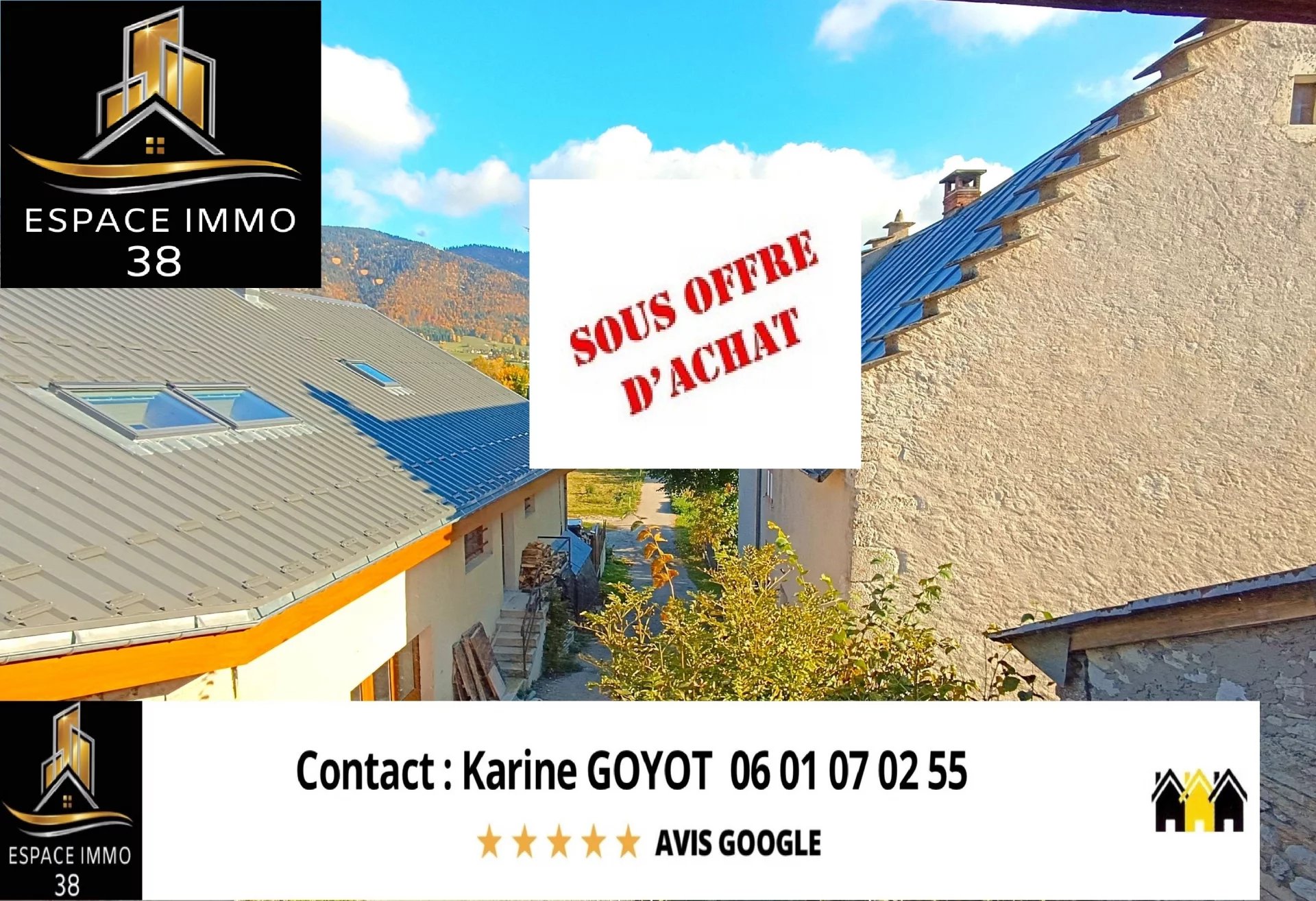 Chaleureuse maison avec garage et jardinet !