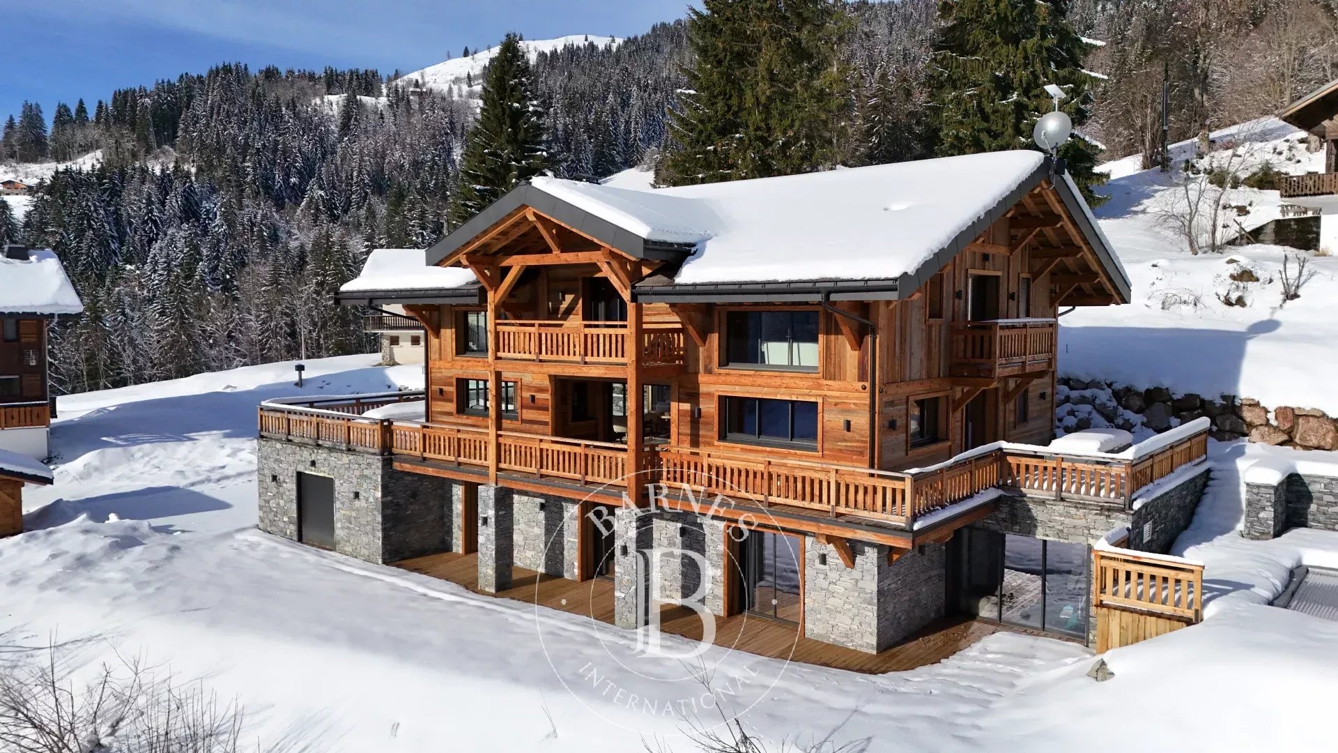 Photo of Les Gets - Luxury chalet of 440m² - Jacuzzi - Piste and Village view