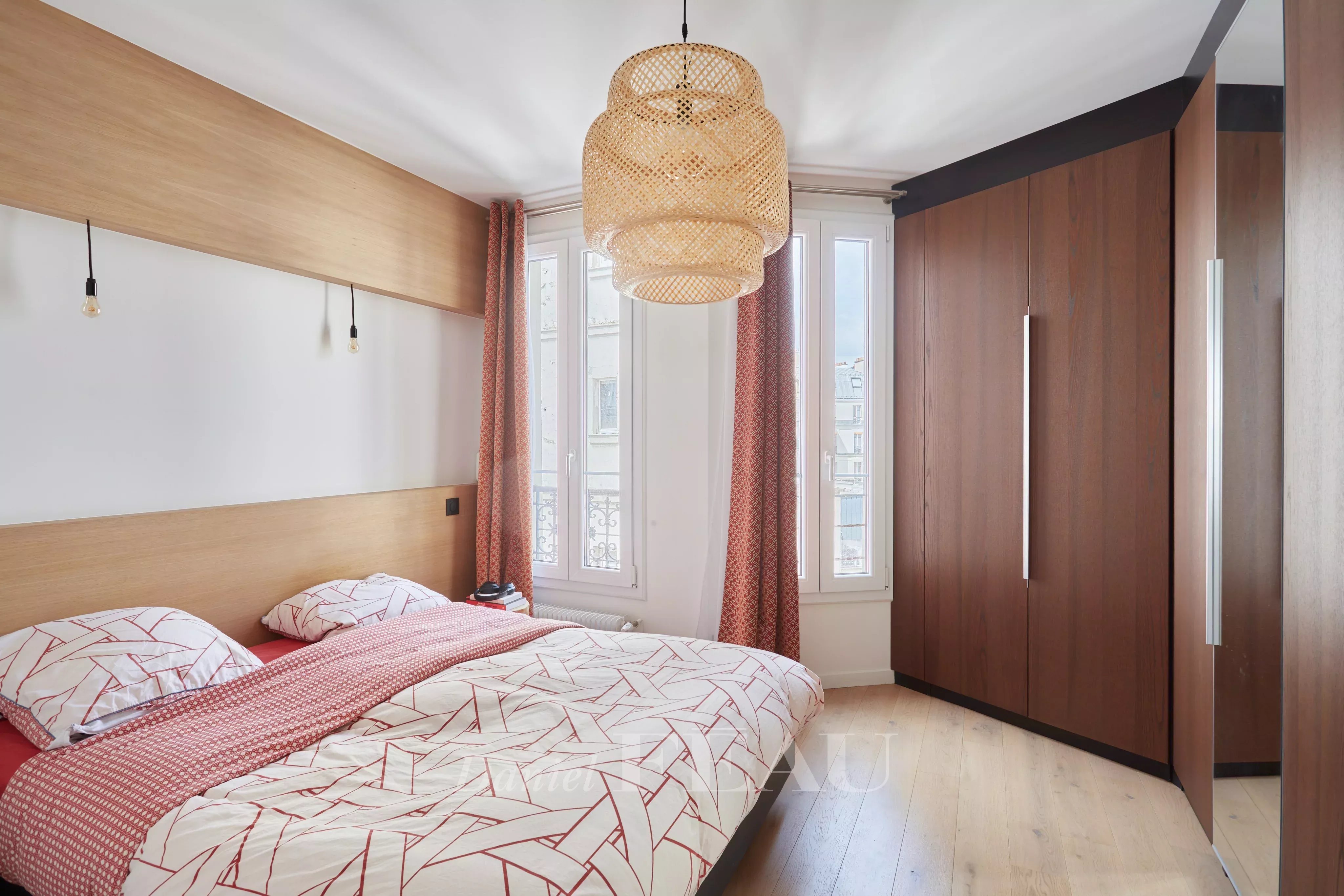 Chambre parentale, placards, nombreux rangements