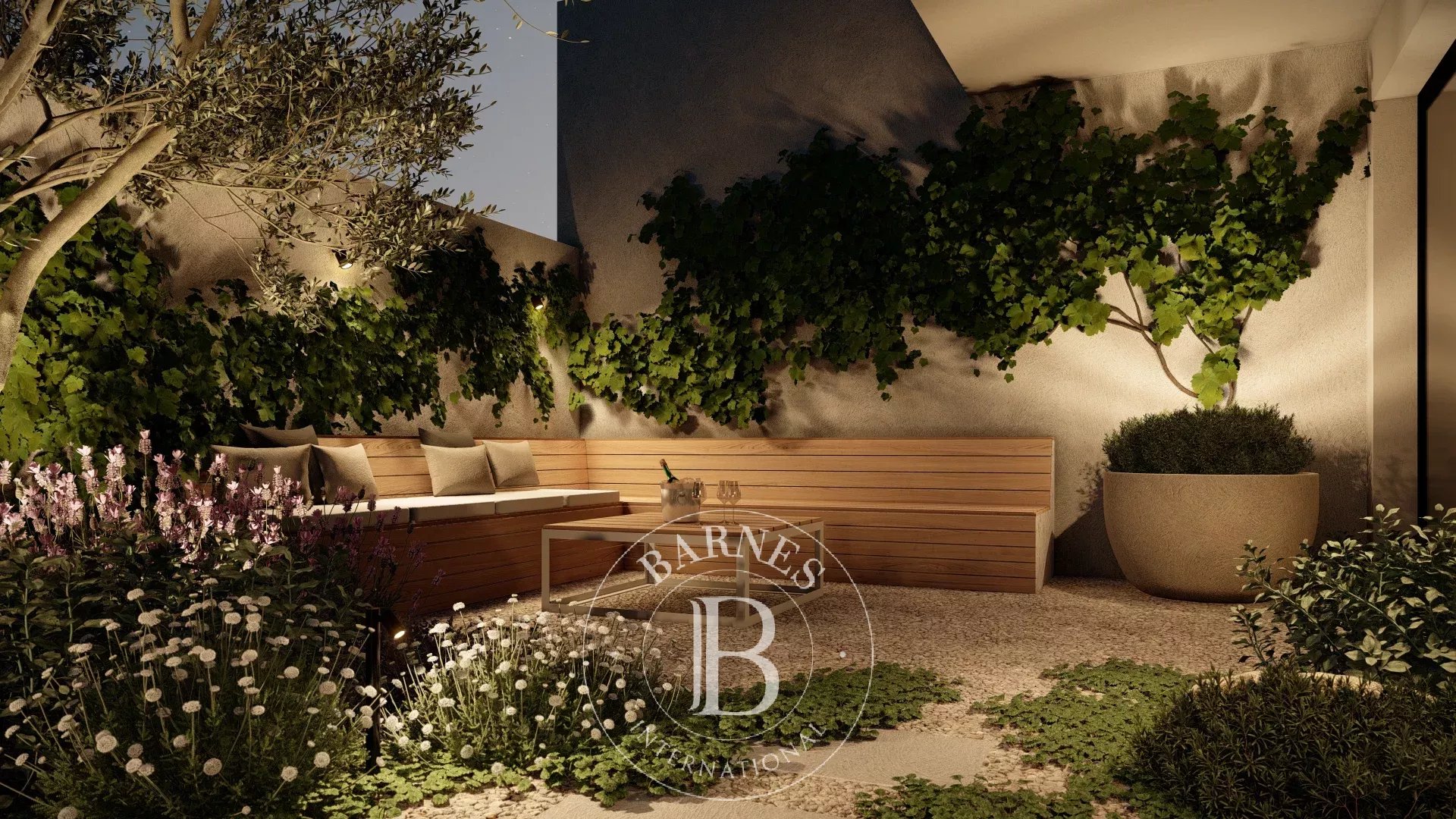 Apartamento com Jardim e Piscina