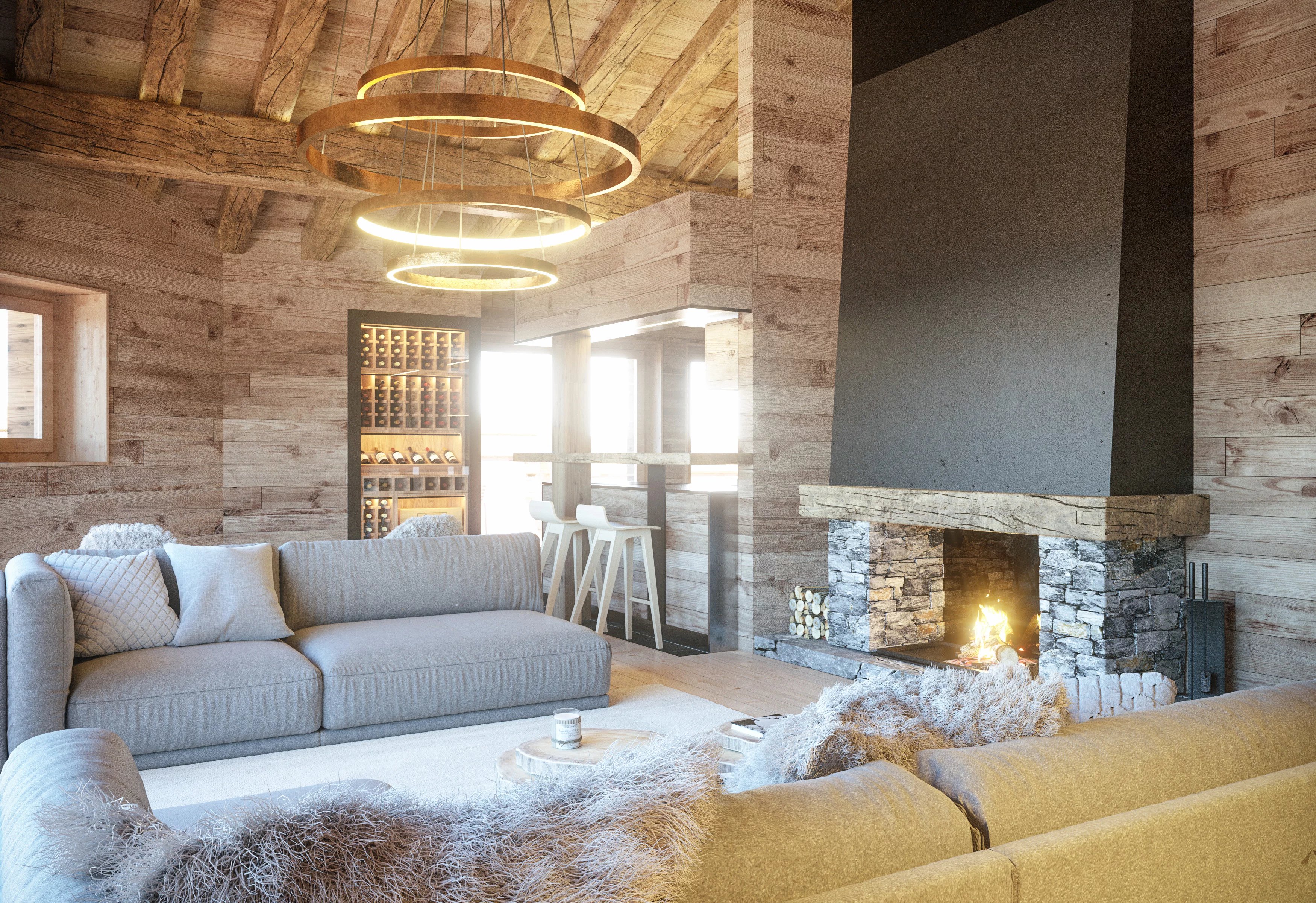 Luxurious 4.5 rooms ski-in ski-out