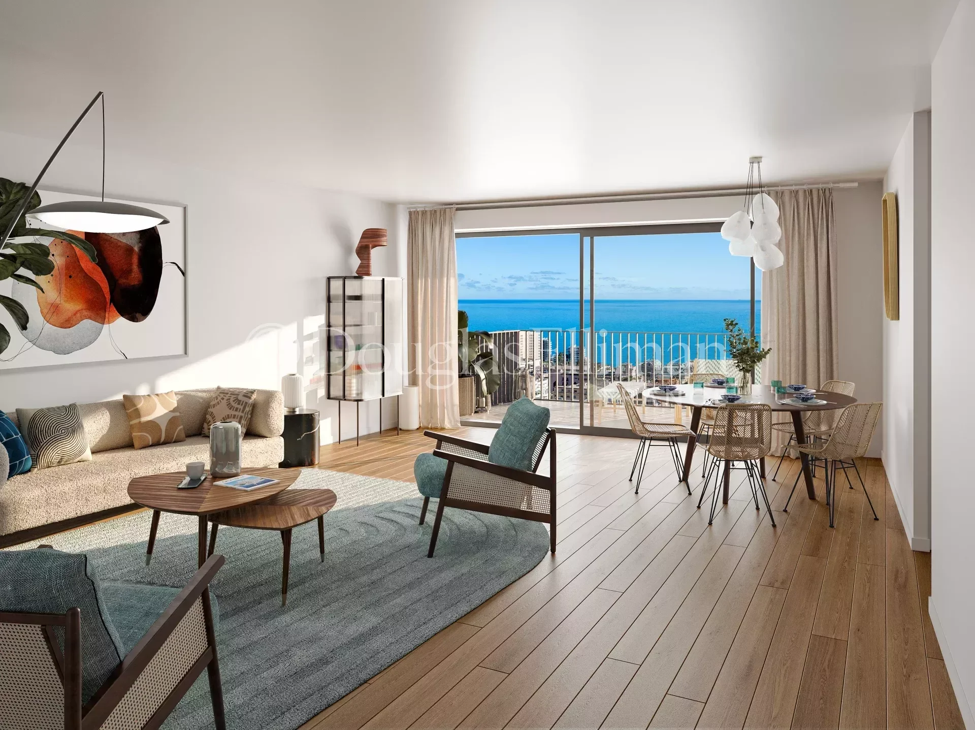 BEAUSOLEIL –  Penthouse 5 Pièces 125m2 avec vue mer imprenable - Image nᵒ3