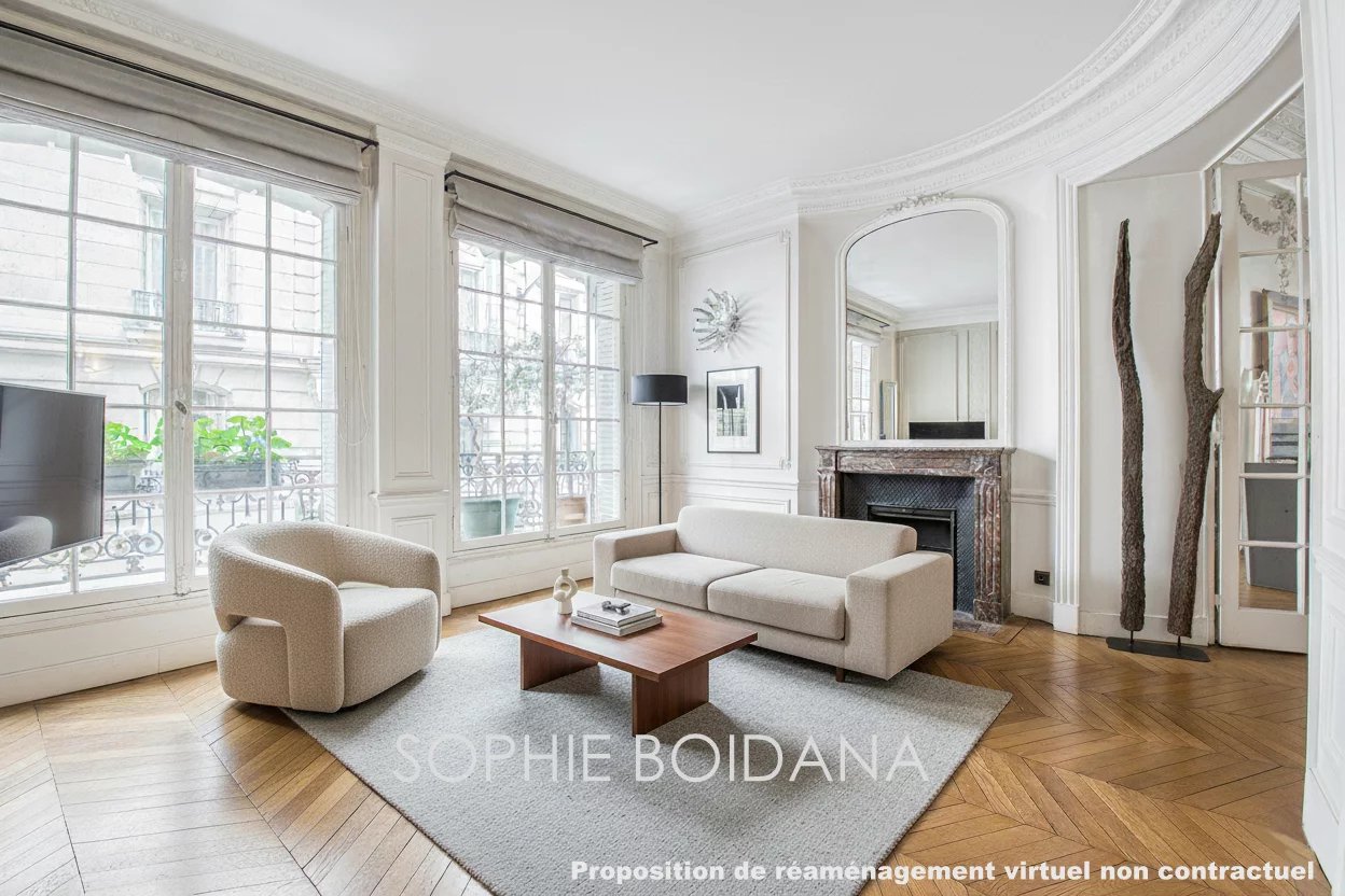 Paris 17th - Courcelles Wagram - 135m² - 5 rooms - 3 bedrooms - Southwest