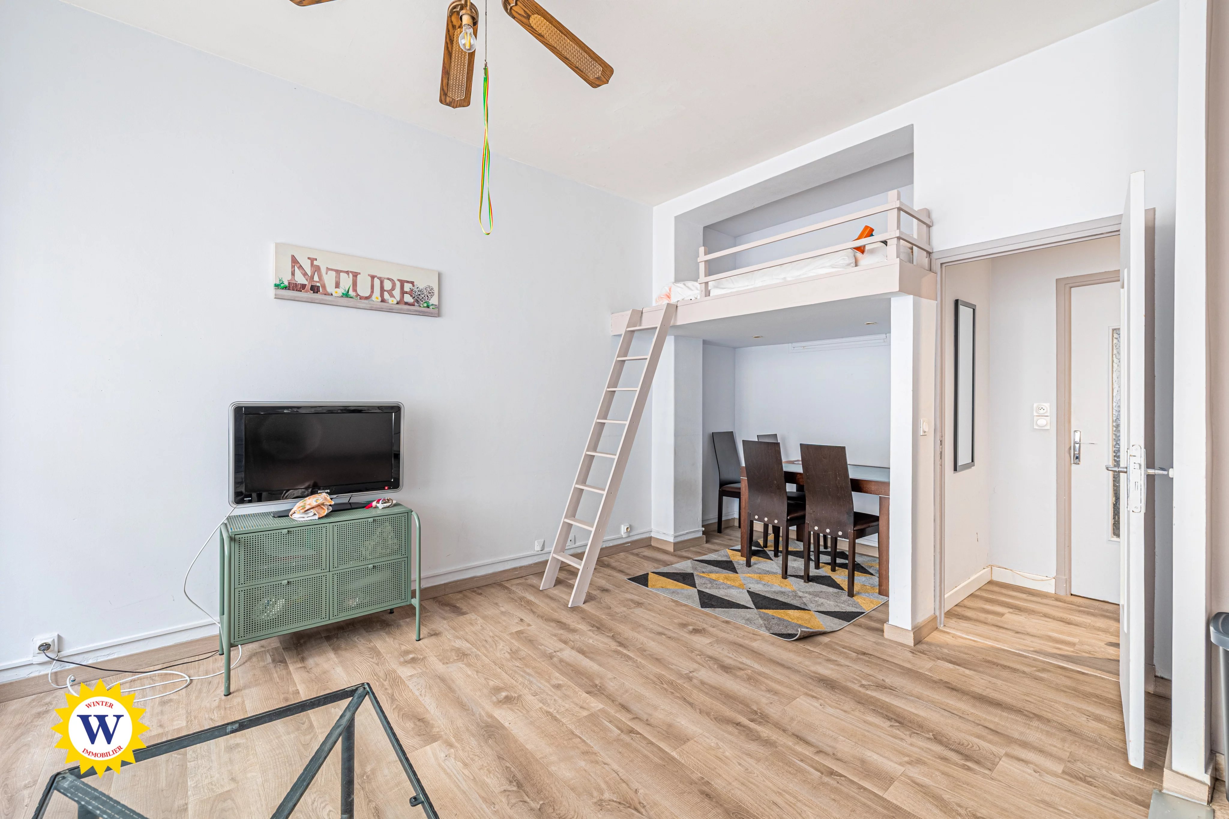 Nice Châteauneuf – Studio avec mezzanine - Photo 4