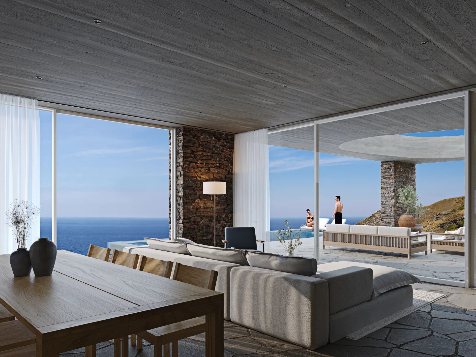 FOR SALE: ELEGANT 180 sqm VILLA WITH SEA VIEW & PRIVATE POOL – KALAMOS, KEA ISLAND