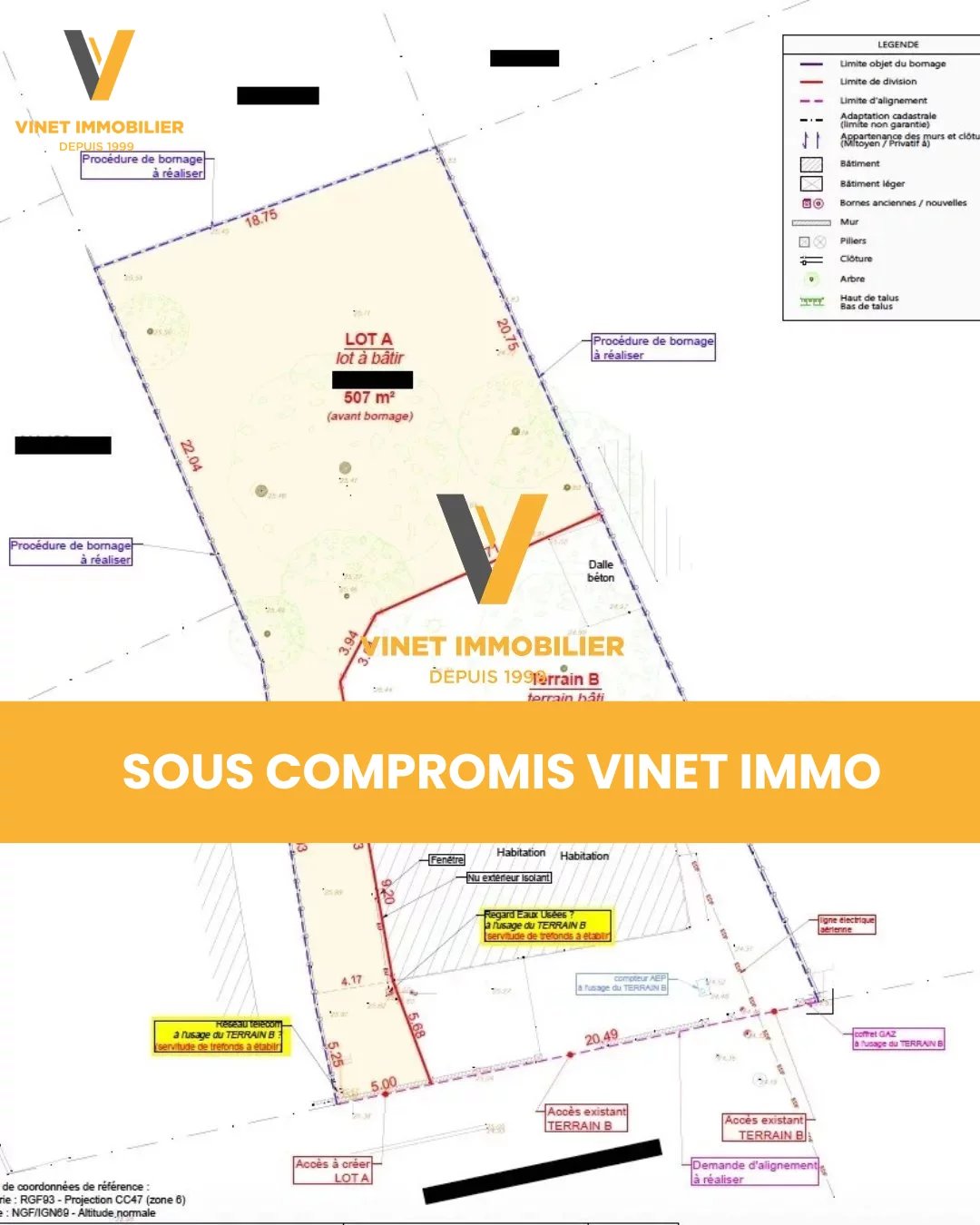 Vente Terrain constructible Montbert