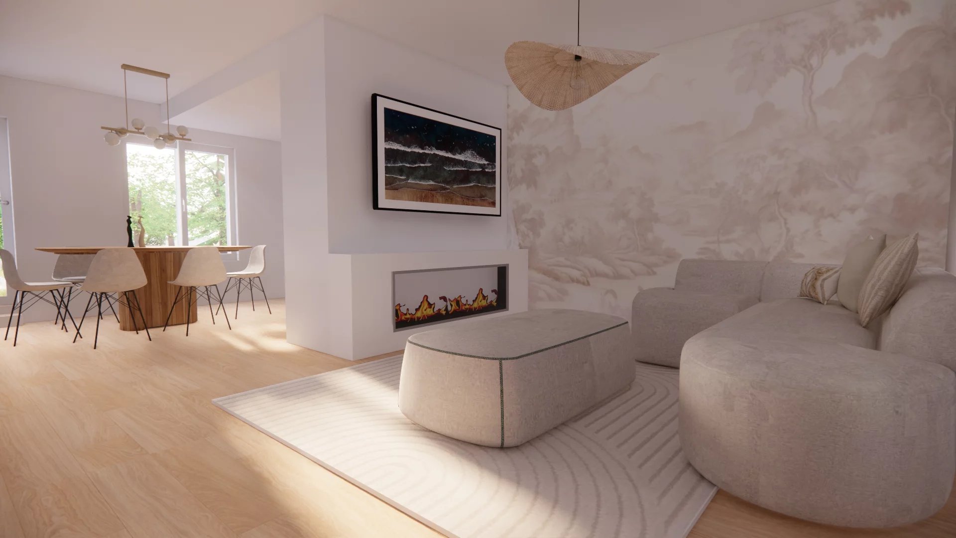 Maison de ville refaite à neuf de 82 m² avec jardin privatif.