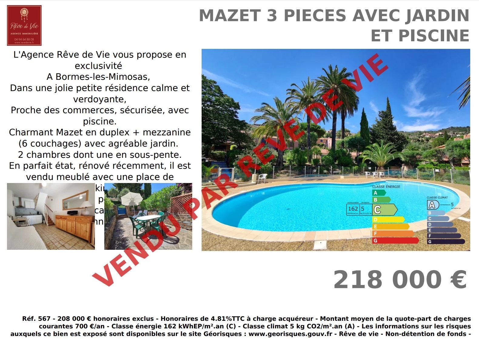 Vente Maison Bormes-les-Mimosas