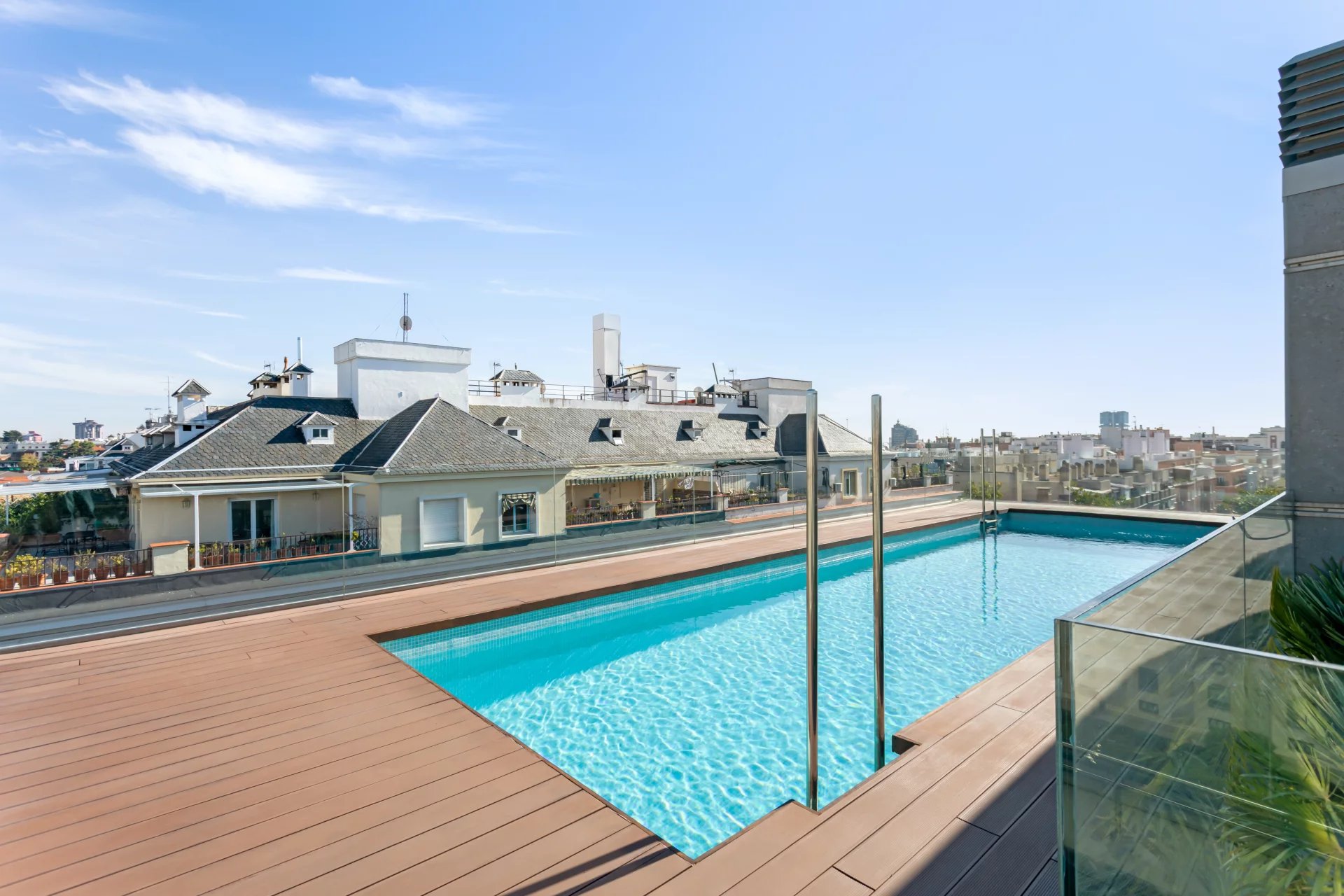 Exclusive property in a new building