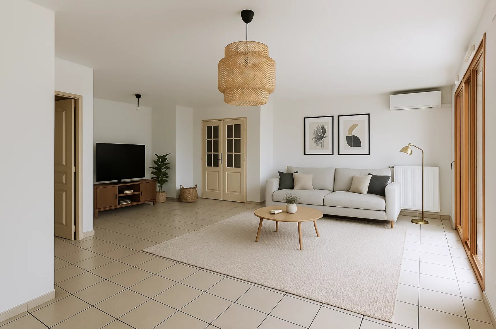 Appartement T4 - 86m2 - Balcon et climatisation