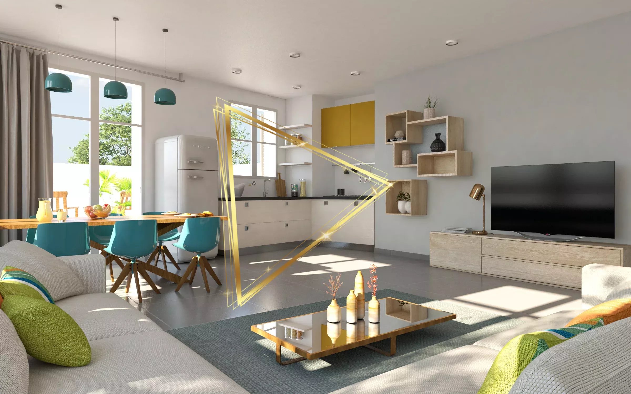 À 200 m du Parc de Sceaux, studio de 32,80 m².