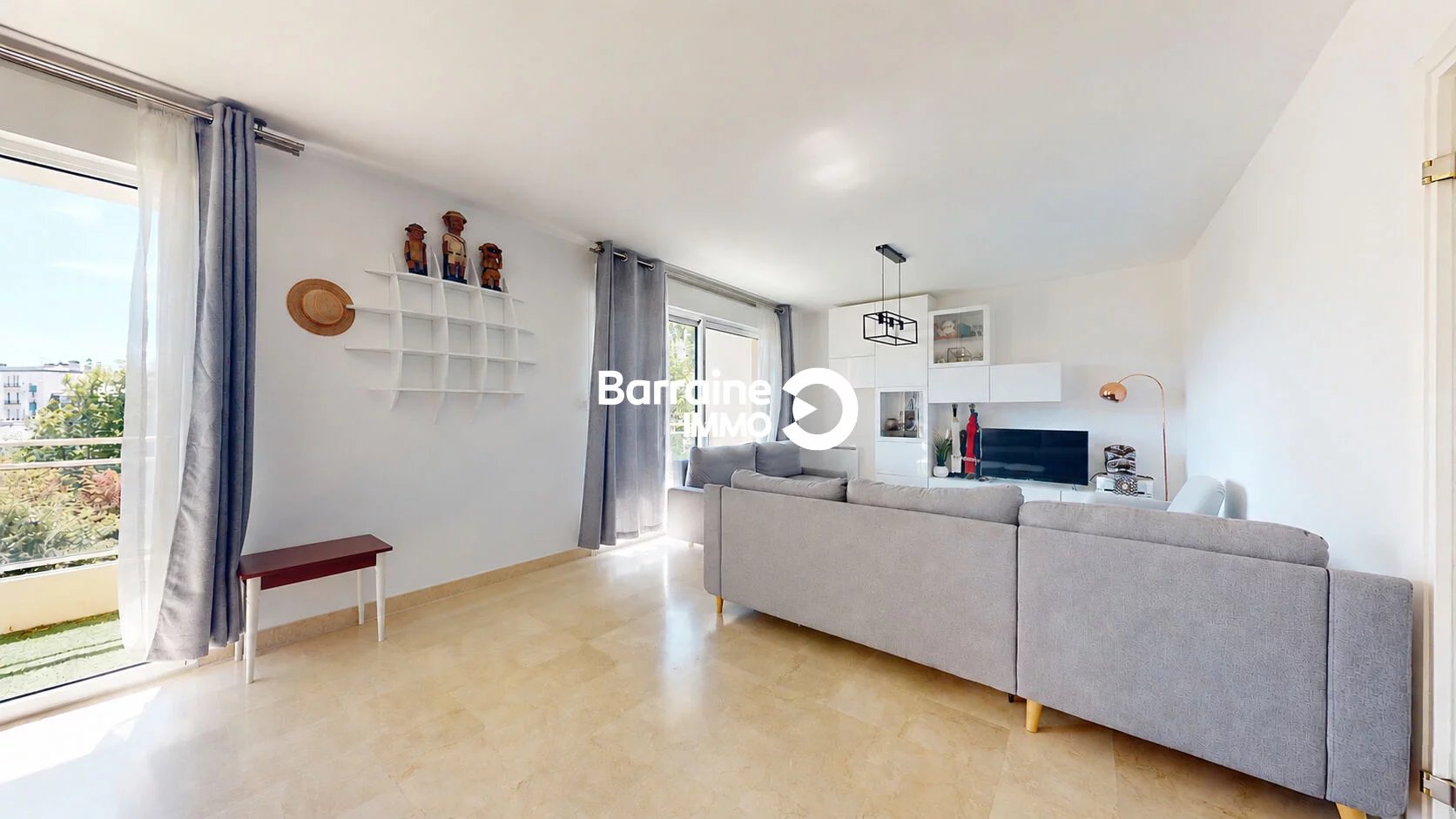 EXCLUSIVITÉ BREST KERINOU - SUPERBE APPARTEMENT - RÉSIDENCE AVEC ASCENSEUR - APPARTEMENT 121M² AVEC BALCON, GARAGE FERMÉ