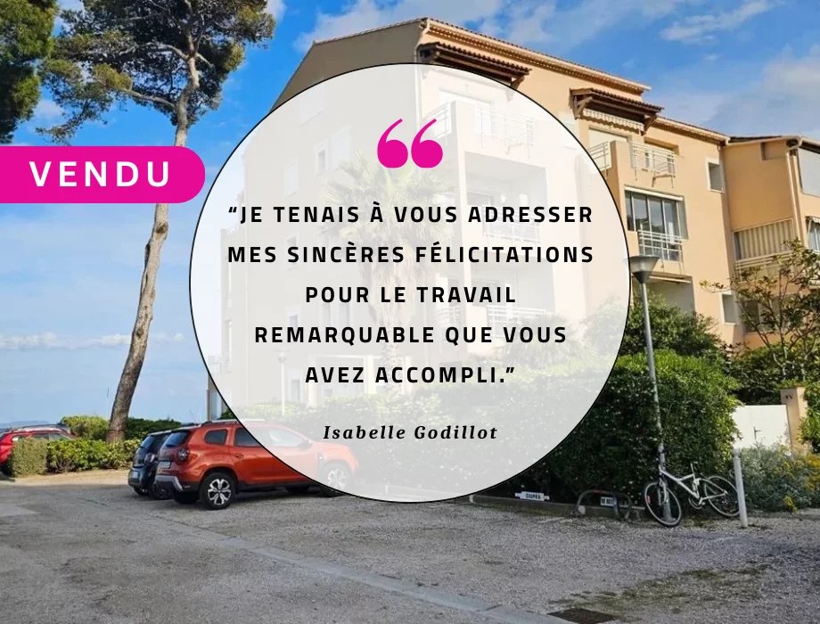 EXCLUSIVITE - HYERES bord de mer - beau T1 meublé avec parking