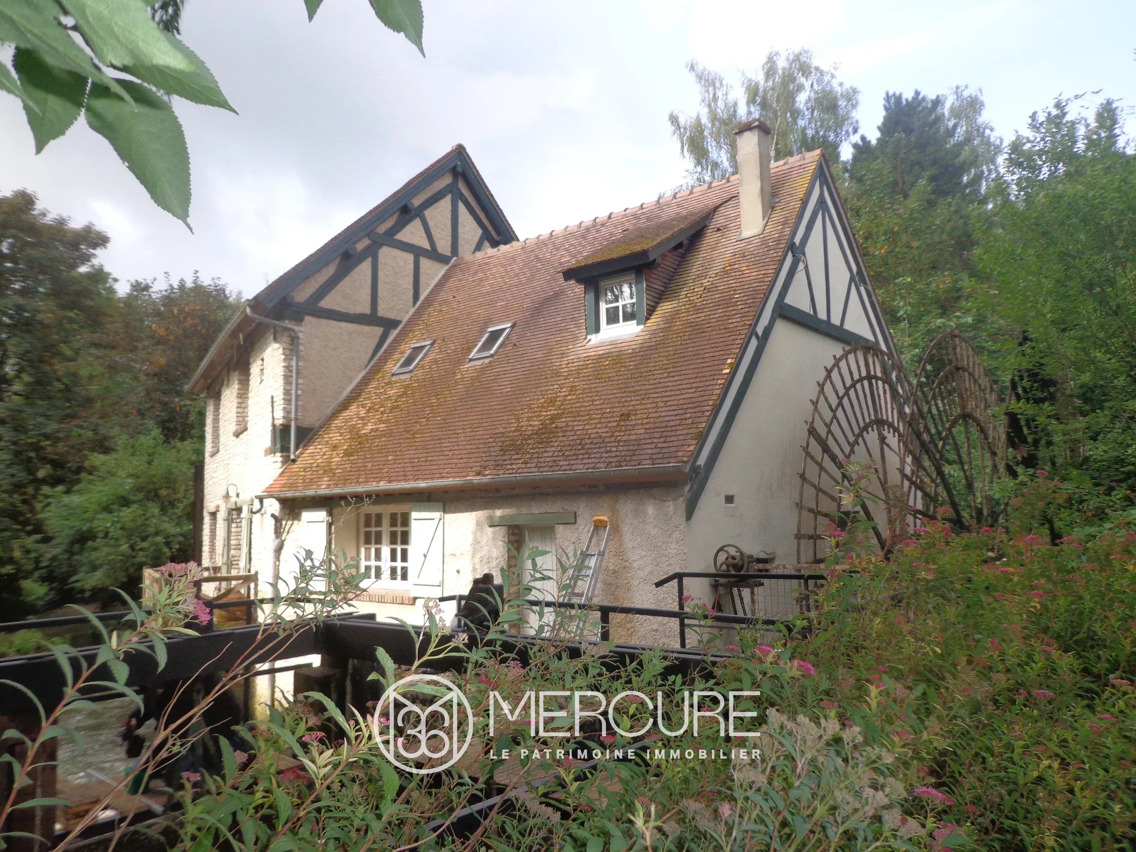 Pacy sur Eure, Propriété de charme avec moulin et maison d’amis en bordure de l’Eure - 21408NO