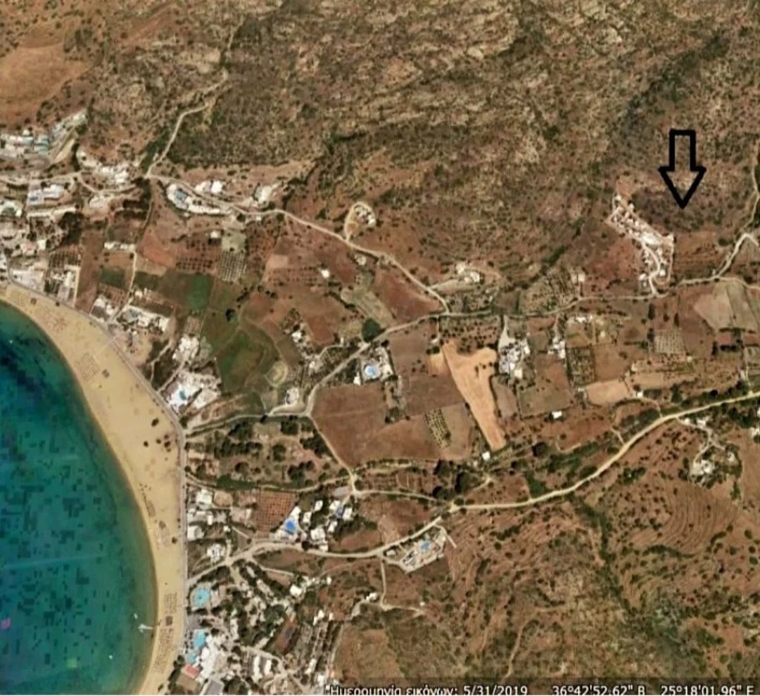 PLOT FOR SALE – PANORAMIC SEA VIEW LAND IN MYLOPOTAS, IOS