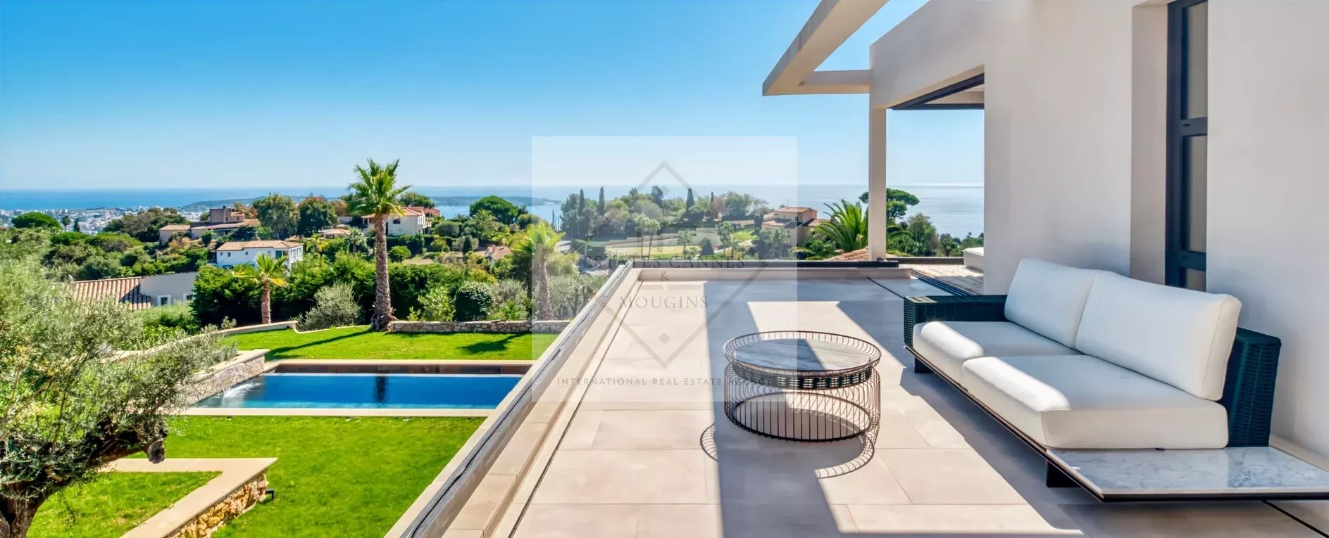 SUPER CANNES — EXCEPTIONAL BRAND-NEW CONTEMPORARY VILLA WITH PANORAMIC SEA VIEWS — photo 25