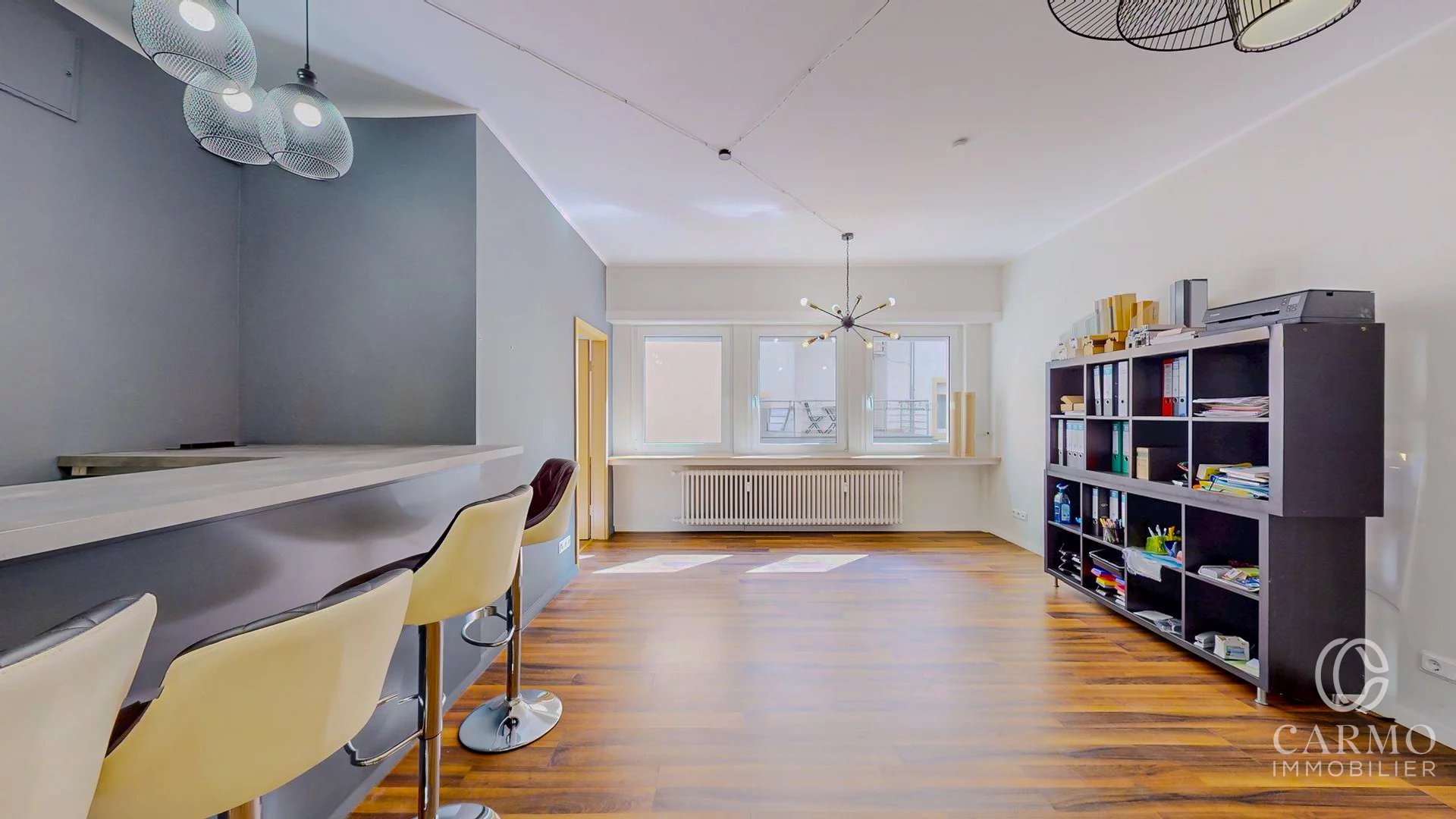 Plateau de bureaux 146 m² à louer, Luxembourg-Gare, 1er étage, ascenseur — photo 4