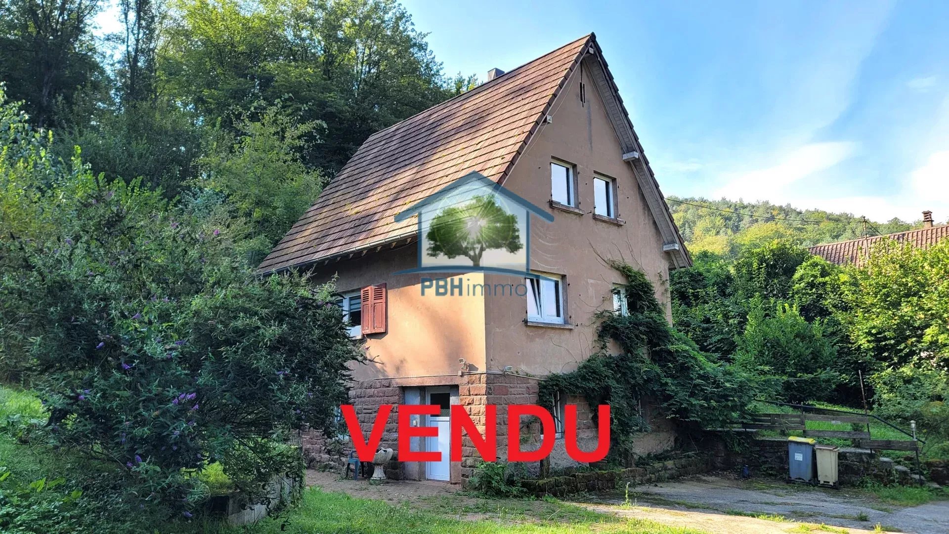 *** VENDU *** NIEDERBRONN LES BAINS (67) - MAISON 4 PIECES SUR 30 ARES