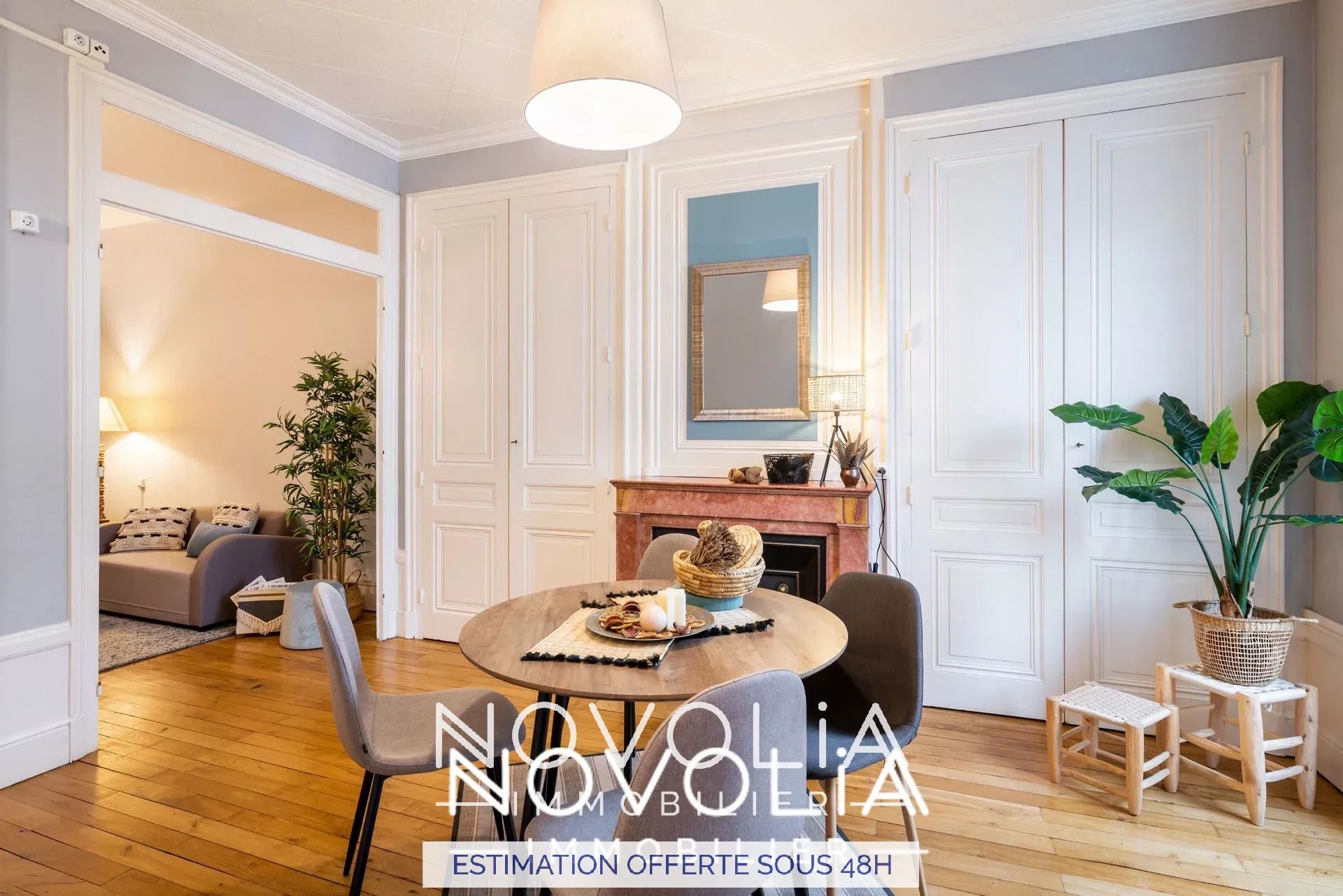 Achat Appartement Surface de 61.05 m/ Total carrez : 61 m, 3 pices, Lyon 6me (69006)
