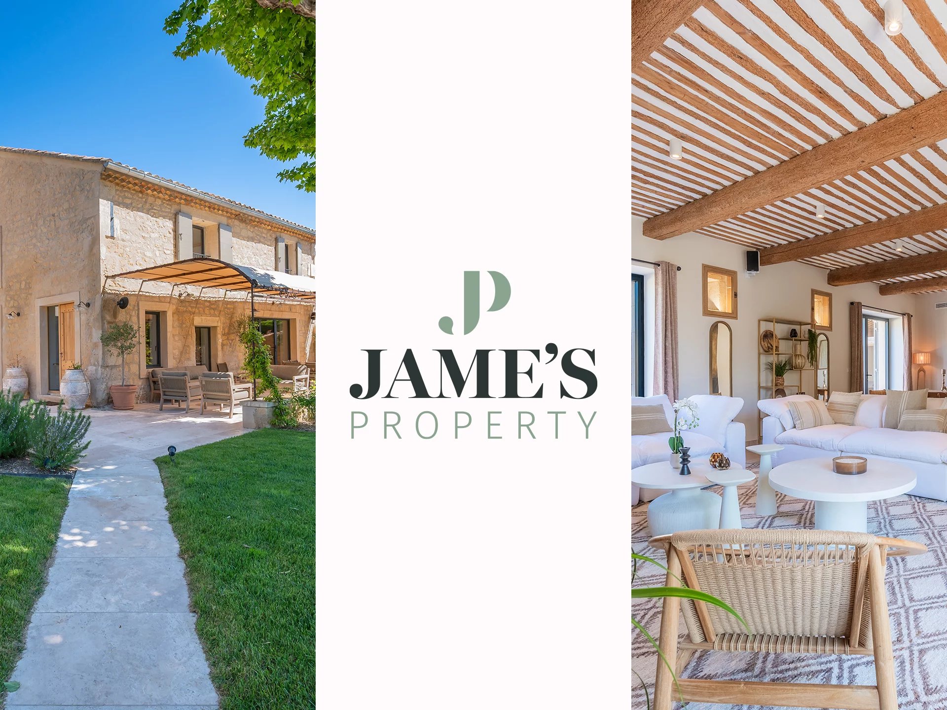 Completely renovated stone farmhouse - Centre Paradou