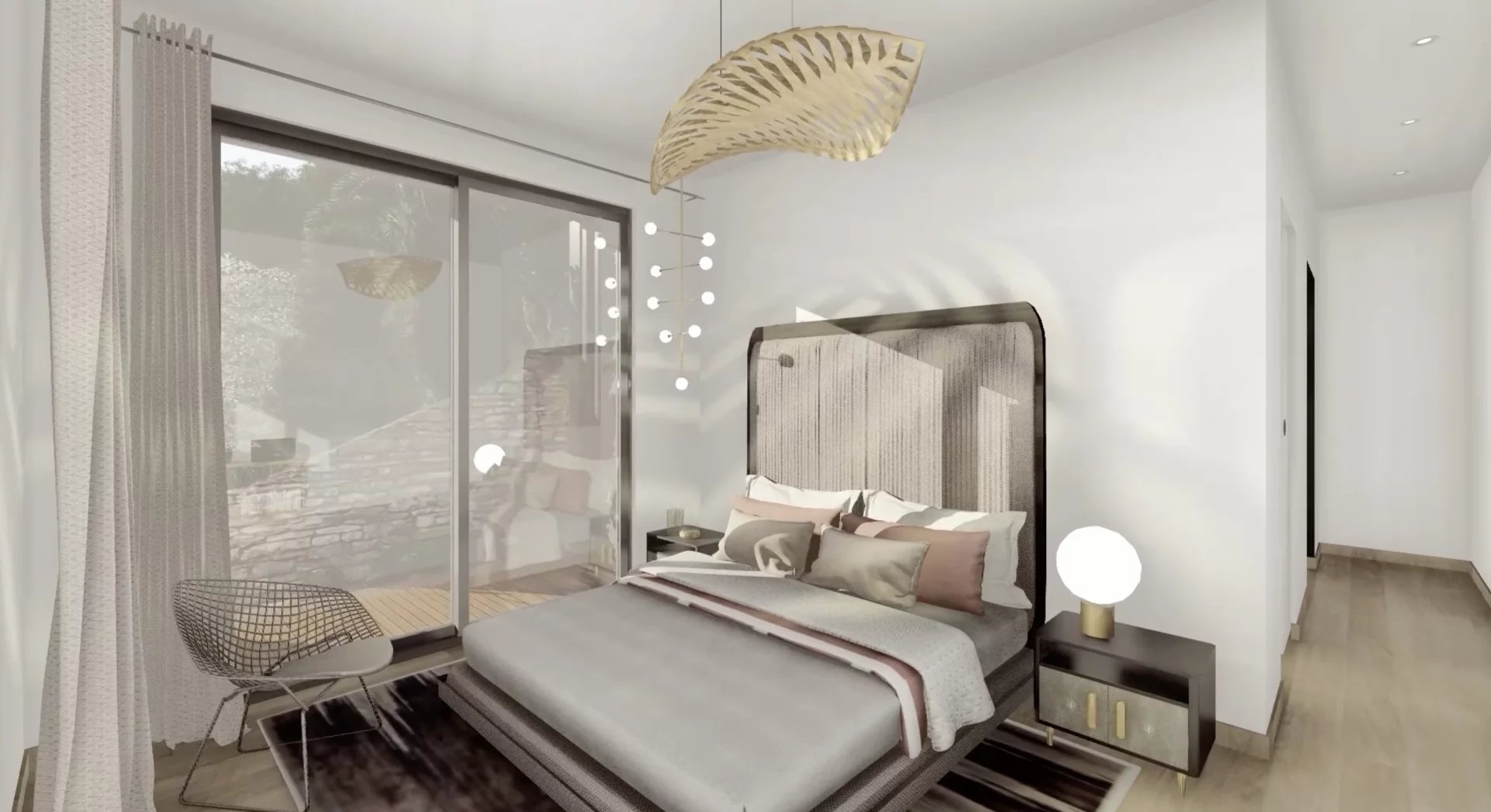 Eze - Villa neuve 223m², piscine, vue mer