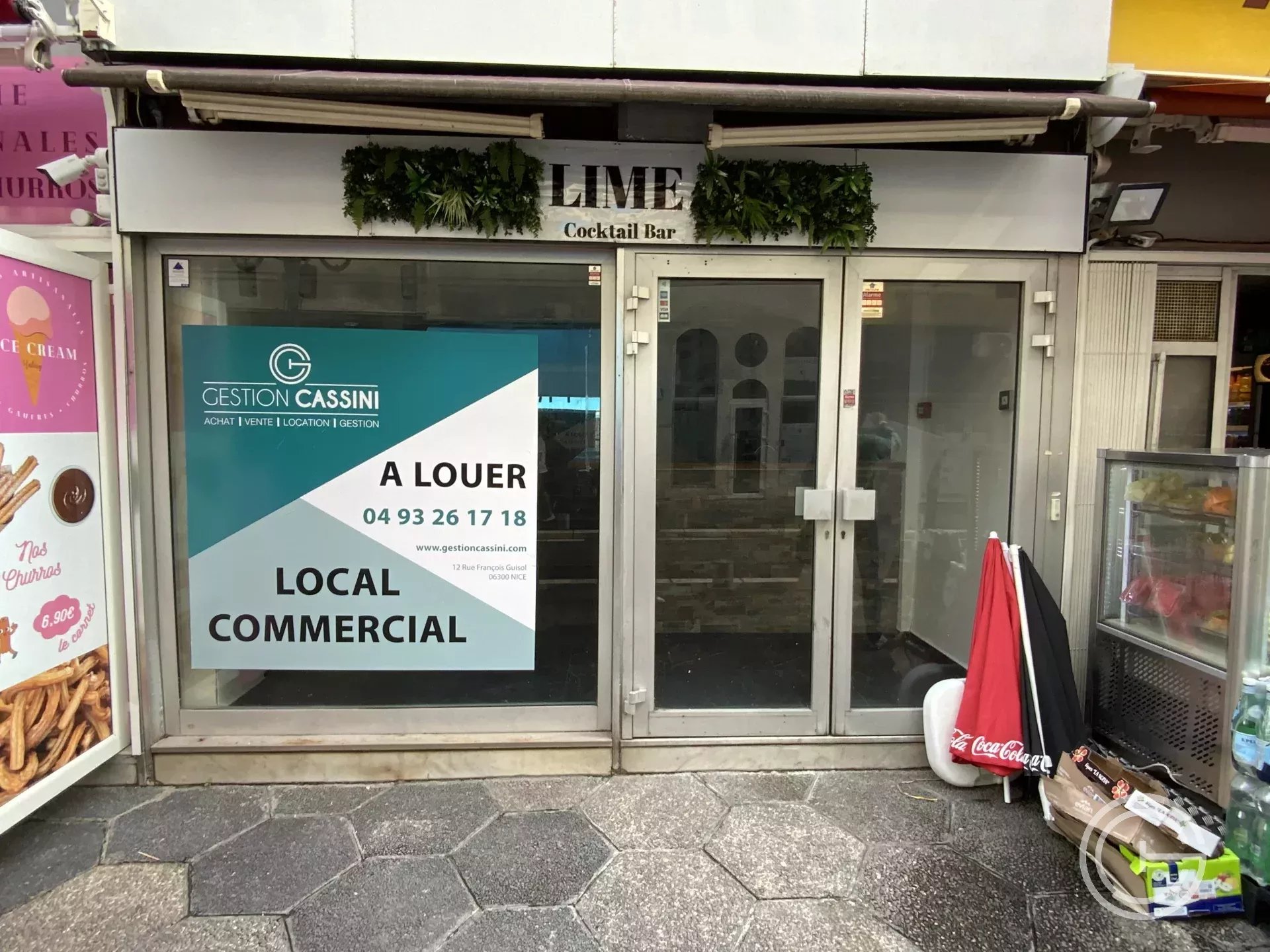 Location Local commercial Nice Place Masséna