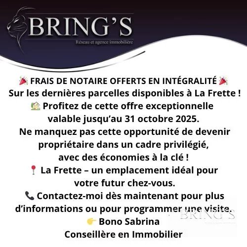 Vente Terrain constructible La Frette