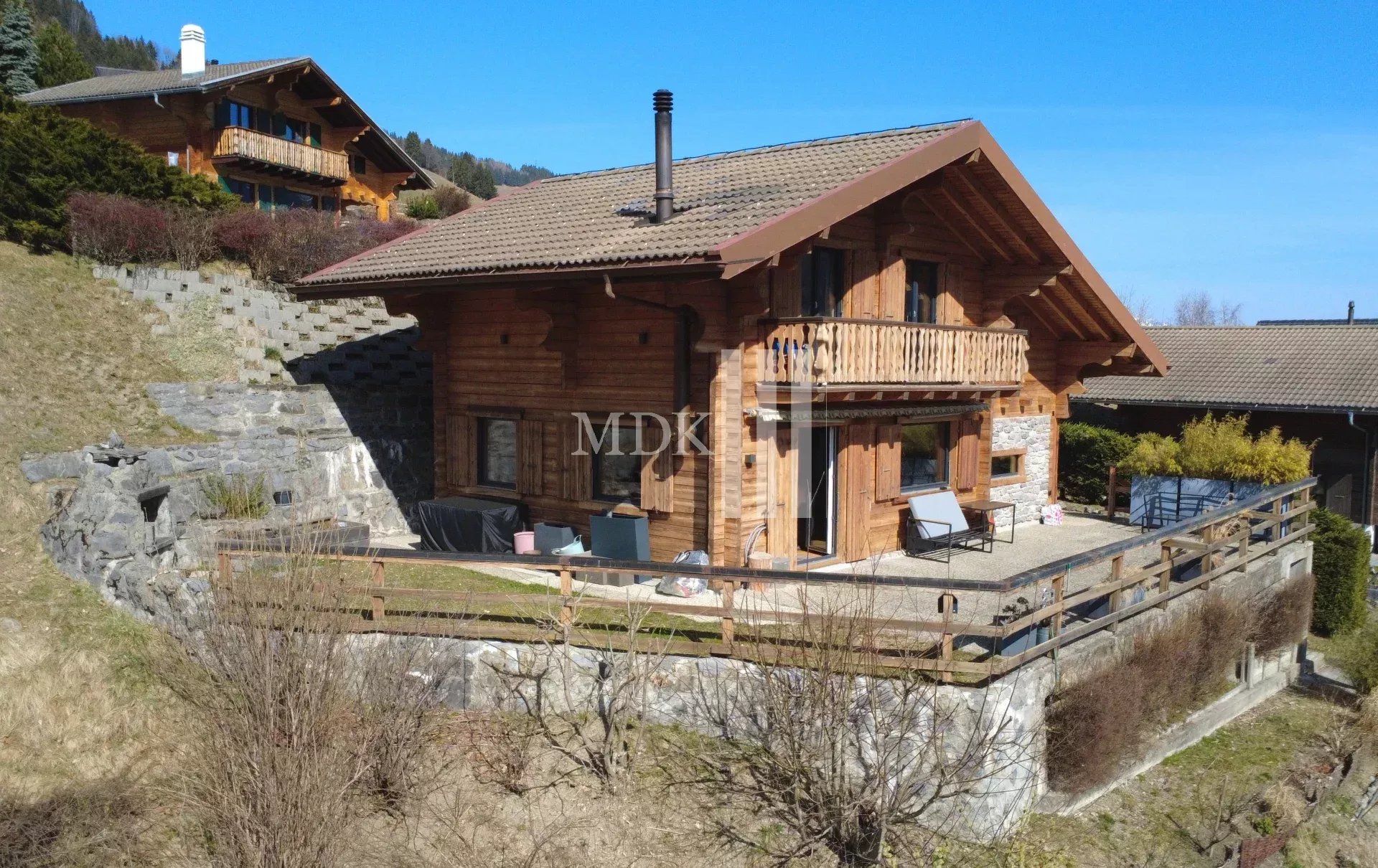 Chalet coup de coeur avec vue spectaculaire sur les Dents-du-Midi - Photo 2