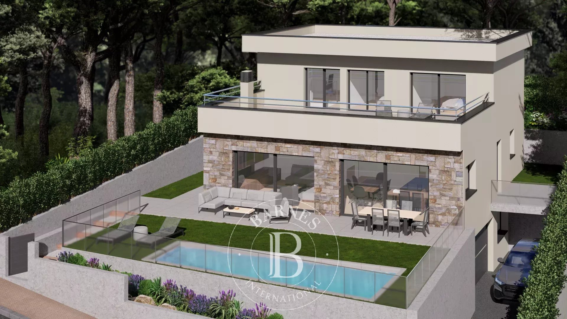 Newly built villa in the exclusive Mas Vilar neighborhood, just a 10-minute walk from the beach in Sant Antoni de Calonge, Costa Brava
