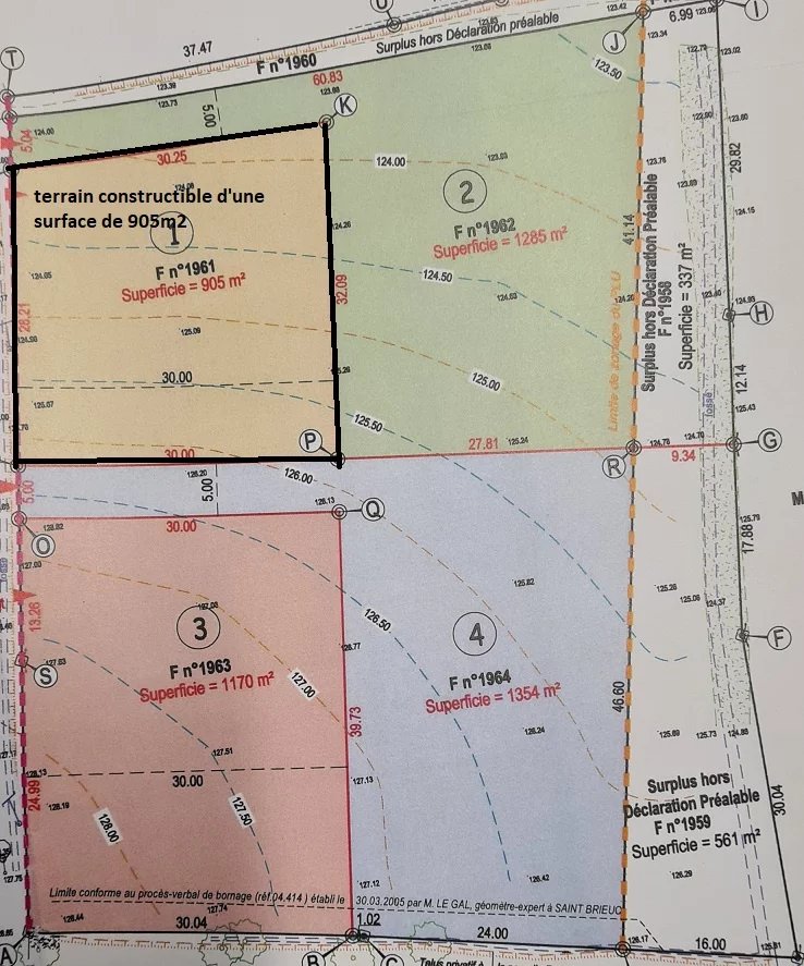 Vente Terrain Châtelaudren-Plouagat