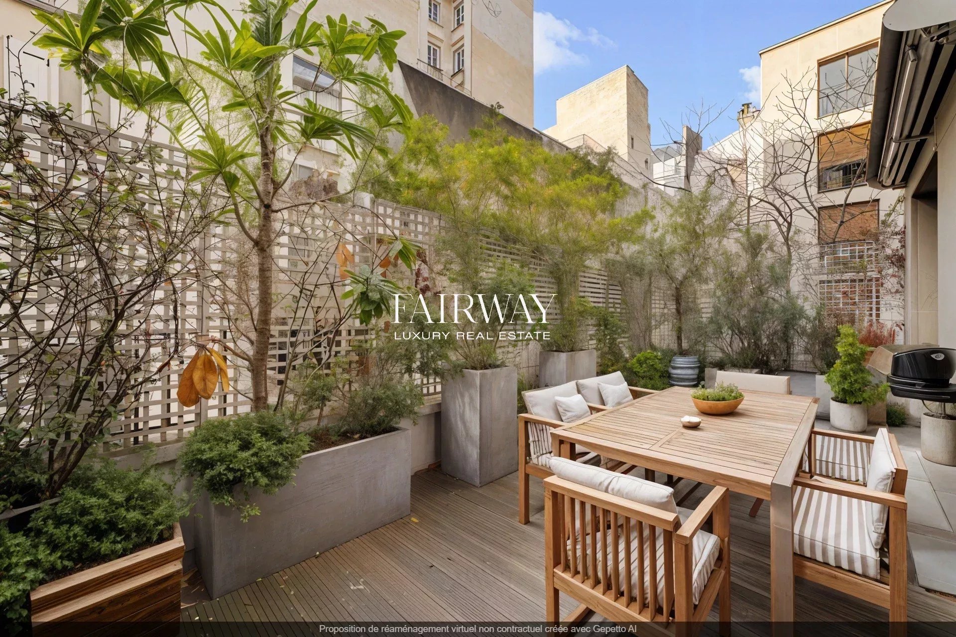Appartement en rez-de-jardin à deux pas de l’Arc de Triomphe