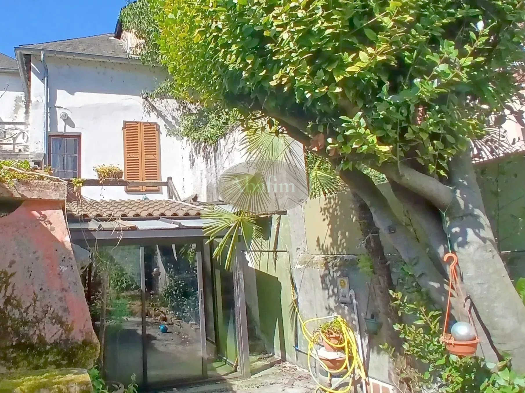 maison de ville, jardin, garage