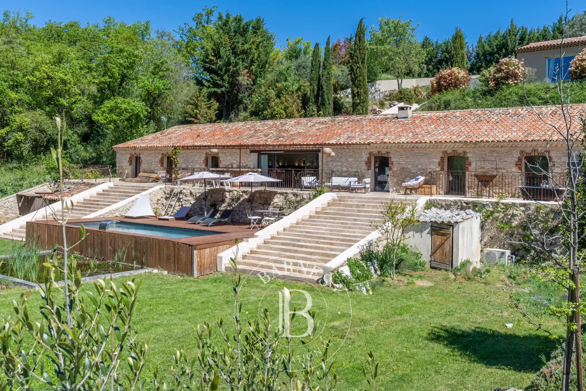 Former sheepfold - Aix-en-Provence - swimming pool - environment - picture 4