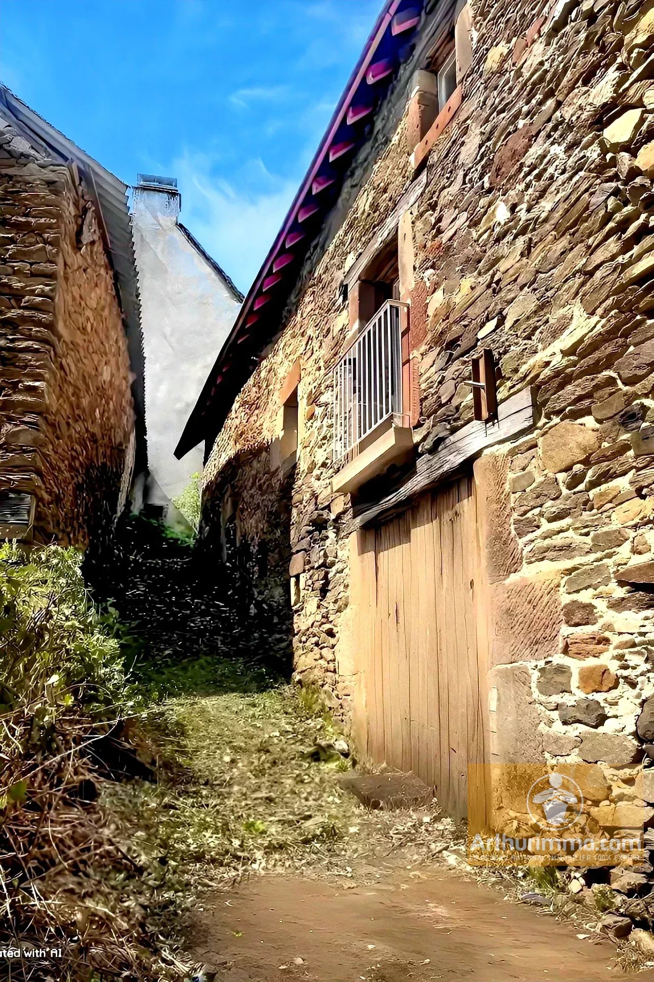 Cadre privilégié – vue panoramique, Grange en cour de rénovation - Photo 2
