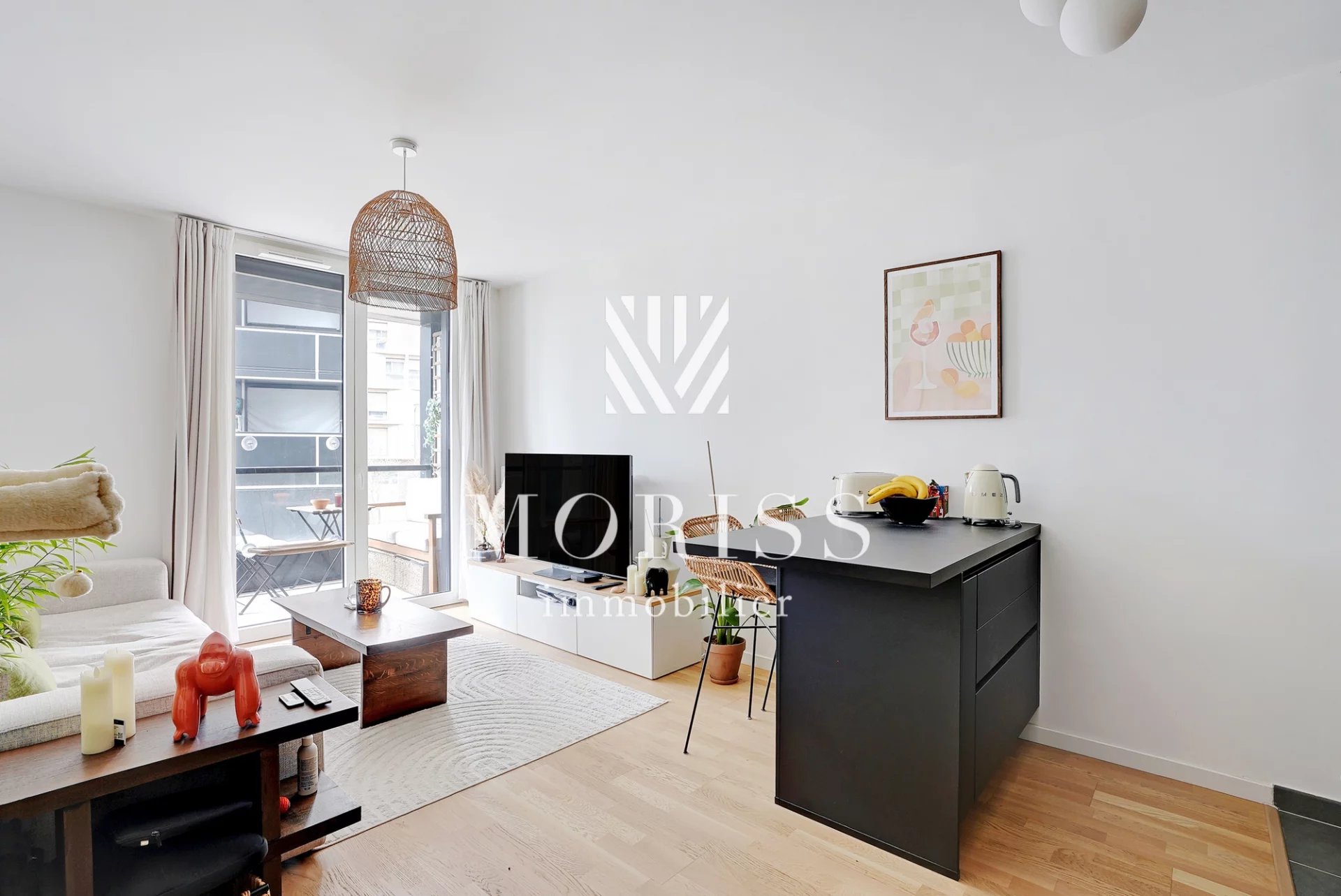 SUBLIME 3 PIECES / TERRASSE / SECTEUR RECHERCHE / LUMINEUX / RER - Image 1