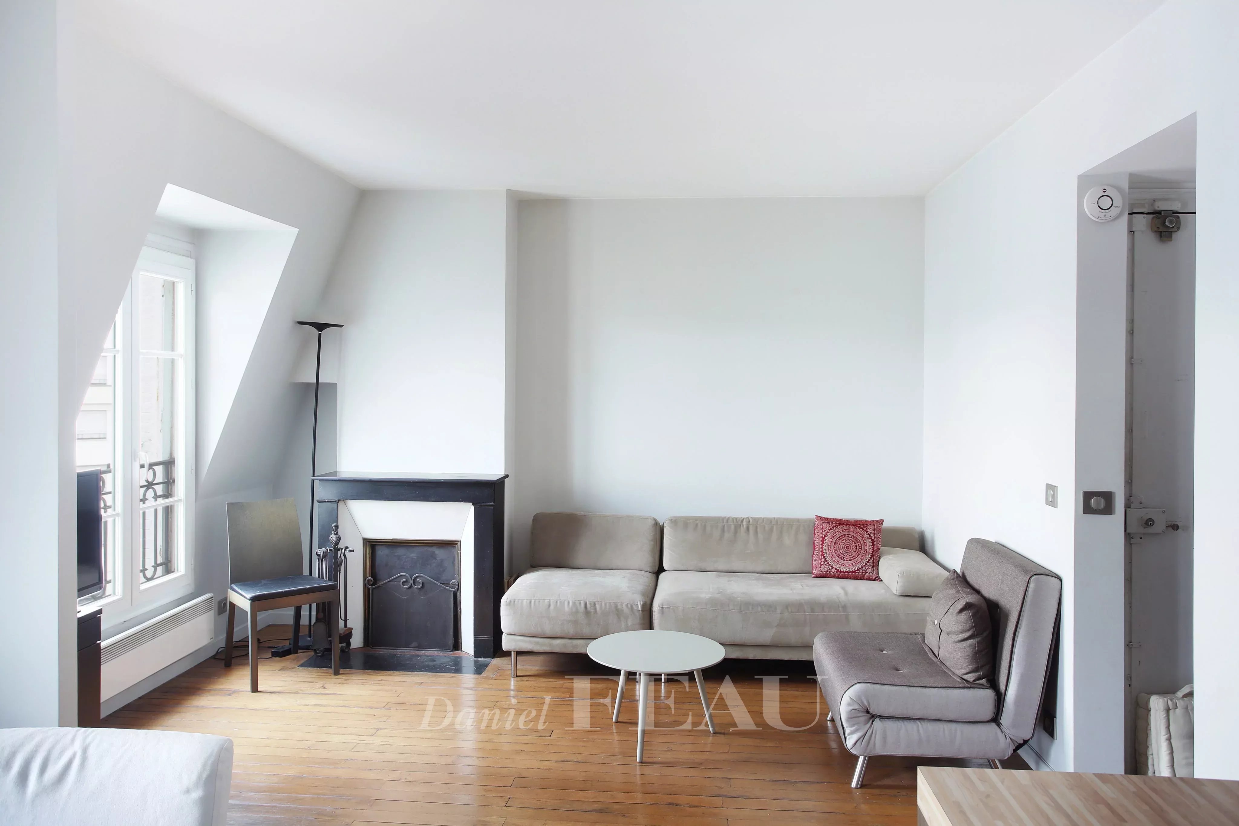 Salon Parquet Cheminée
