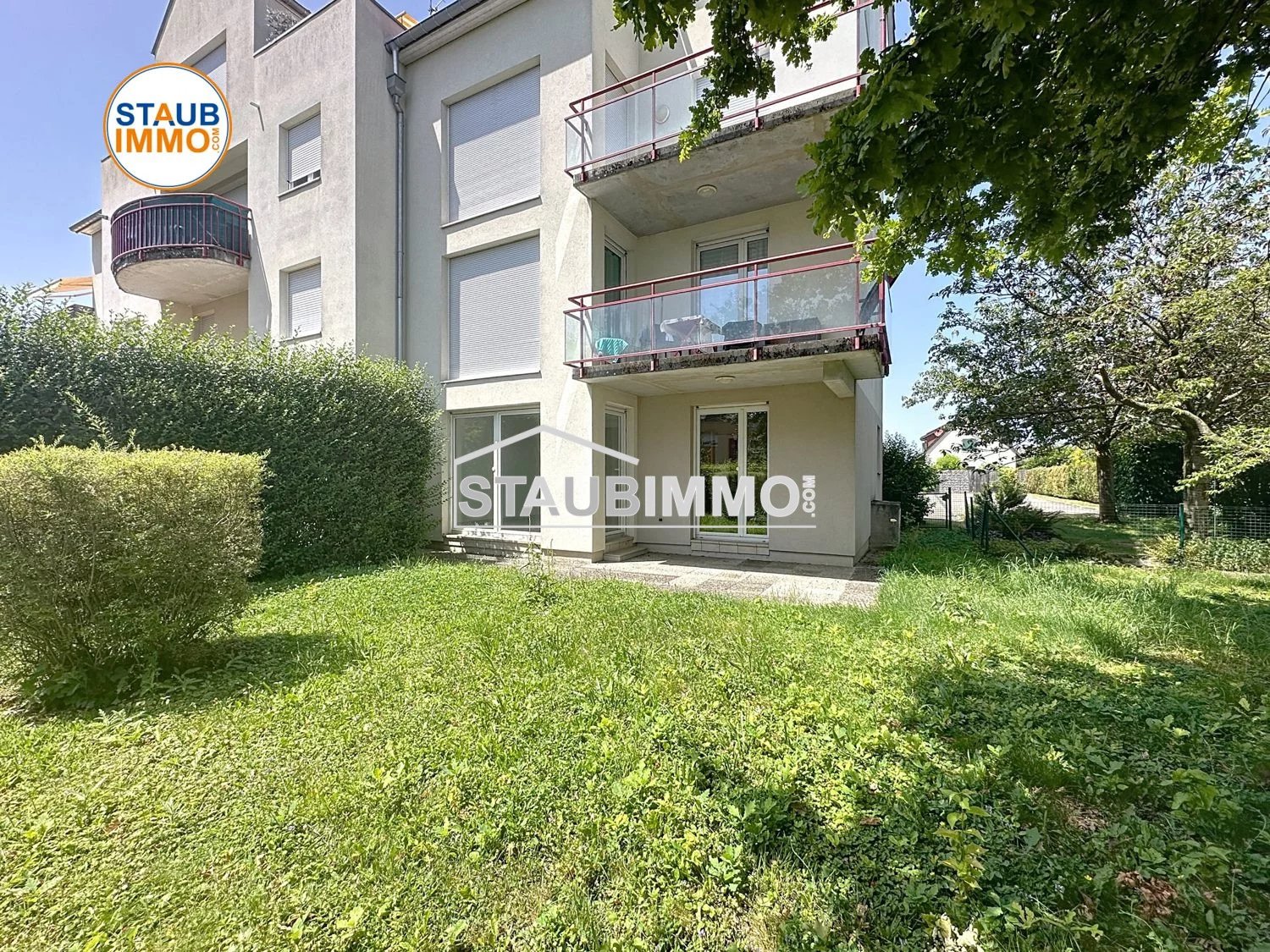 Hégenheim, Appartement 3 pièces en rez de jardin