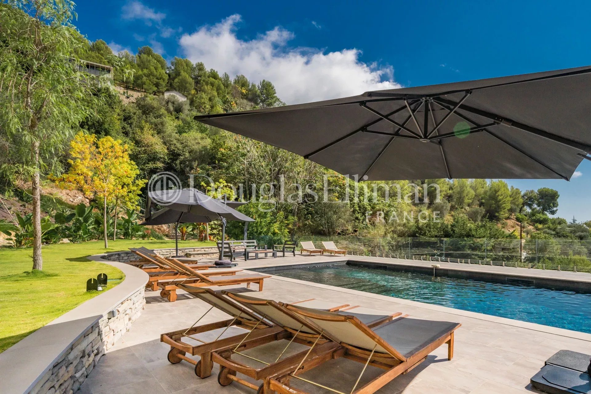 EZE – Luxurious contemporary villa with panoramic seaview - Picture n°3