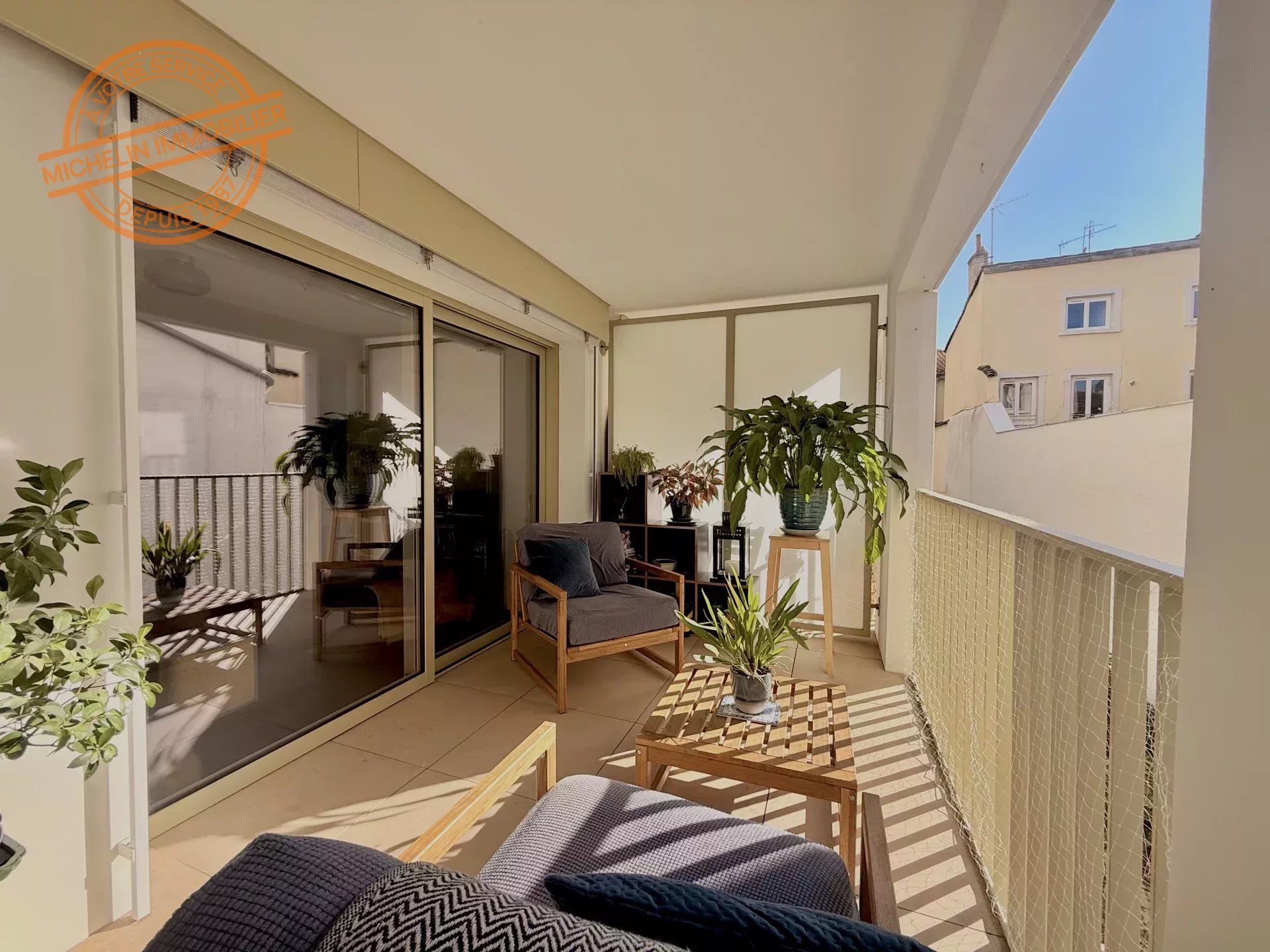 T3 avec loggia de 13 m2