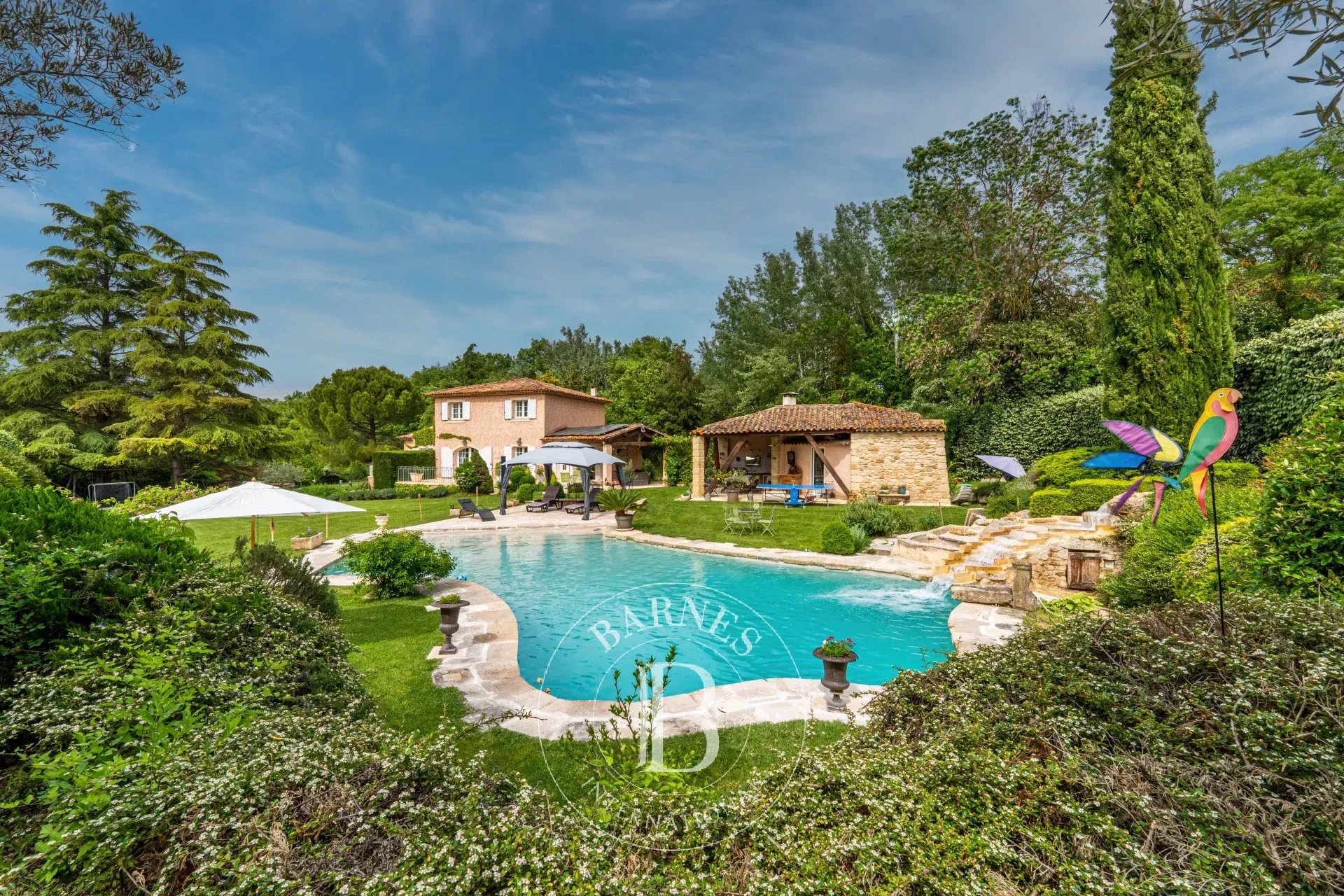 AIX EN PROVENCE NORTH - 15 MINUTES AIX-EN-PROVENCE - HOUSE 200sqm (350sqm in total) - LAND 4000m² - 3 BEDROOMS - ANNEXE - BASEMENT - GARDEN - SWIMMING POOL - SECLUDED - picture 26