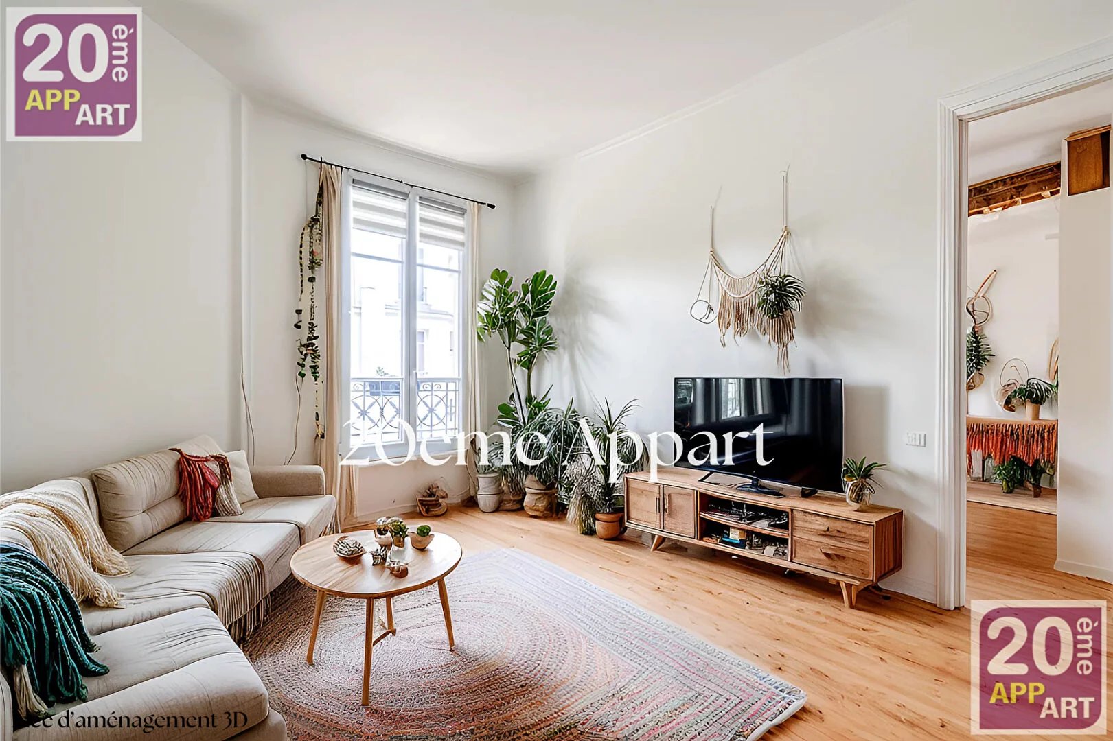 RUE EUGENE JUMIN 75019 - Appartement 2 Pièces de 40m² Refait à Neuf