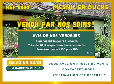 Agence immobilière de AGENCE DE LA BARRE EN OUCHE
