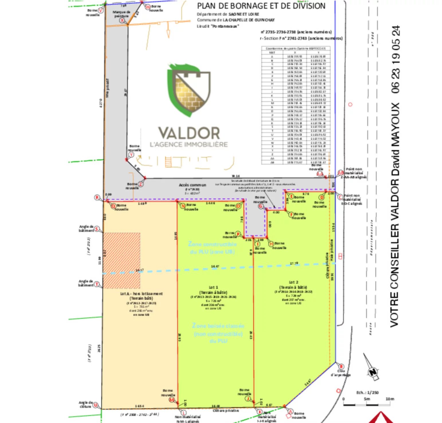 729m² Rare terrain arboré pret à construire...